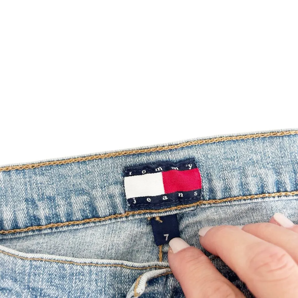 Vintage Y2K Tommy Hilfiger Jeans Capri Jeans Sz 26 - Image 2