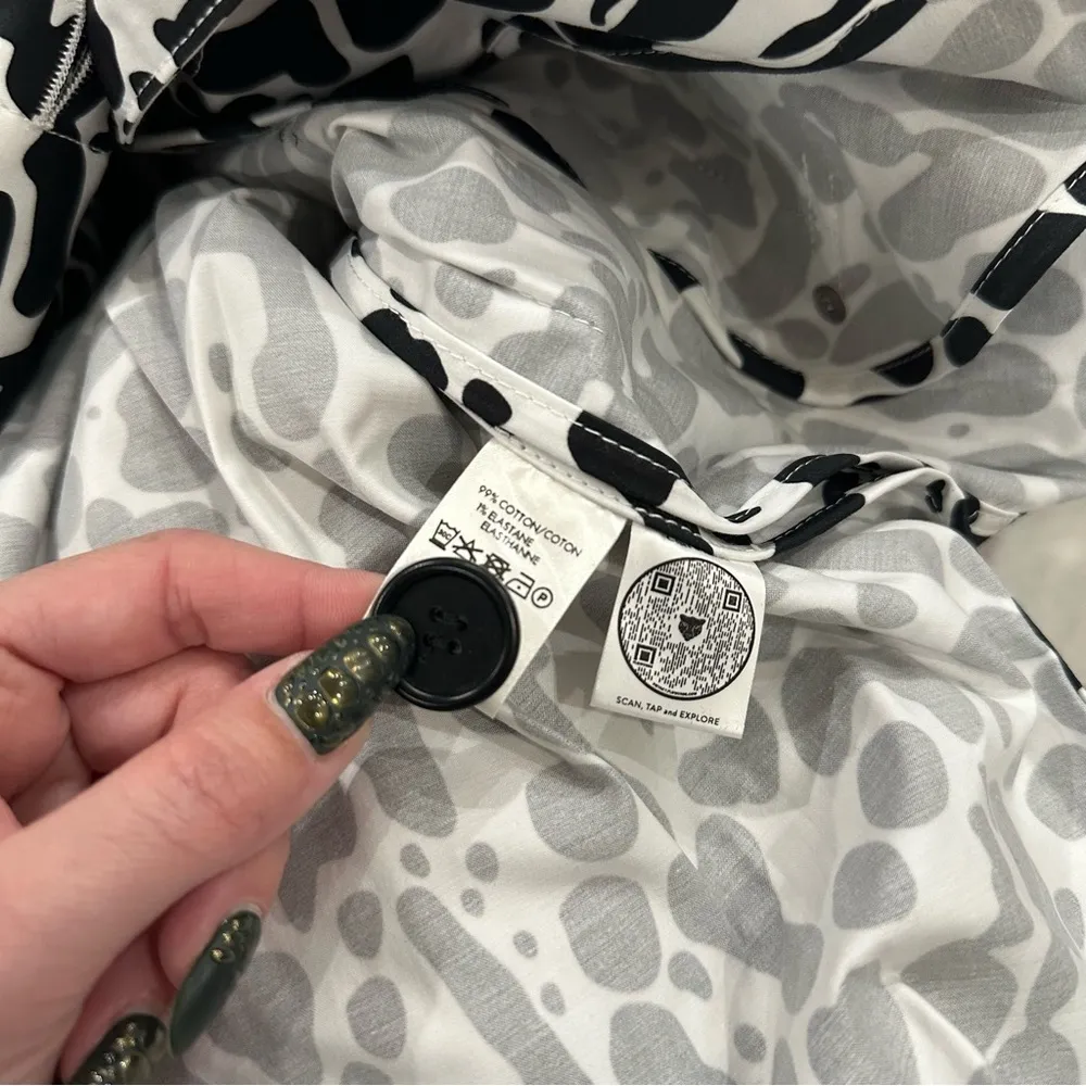 LITA by Ciara AMOUR COAT IN KING CHEETAH PRINT Trench Coat Size M MSRP $498 NWOT - Image 9