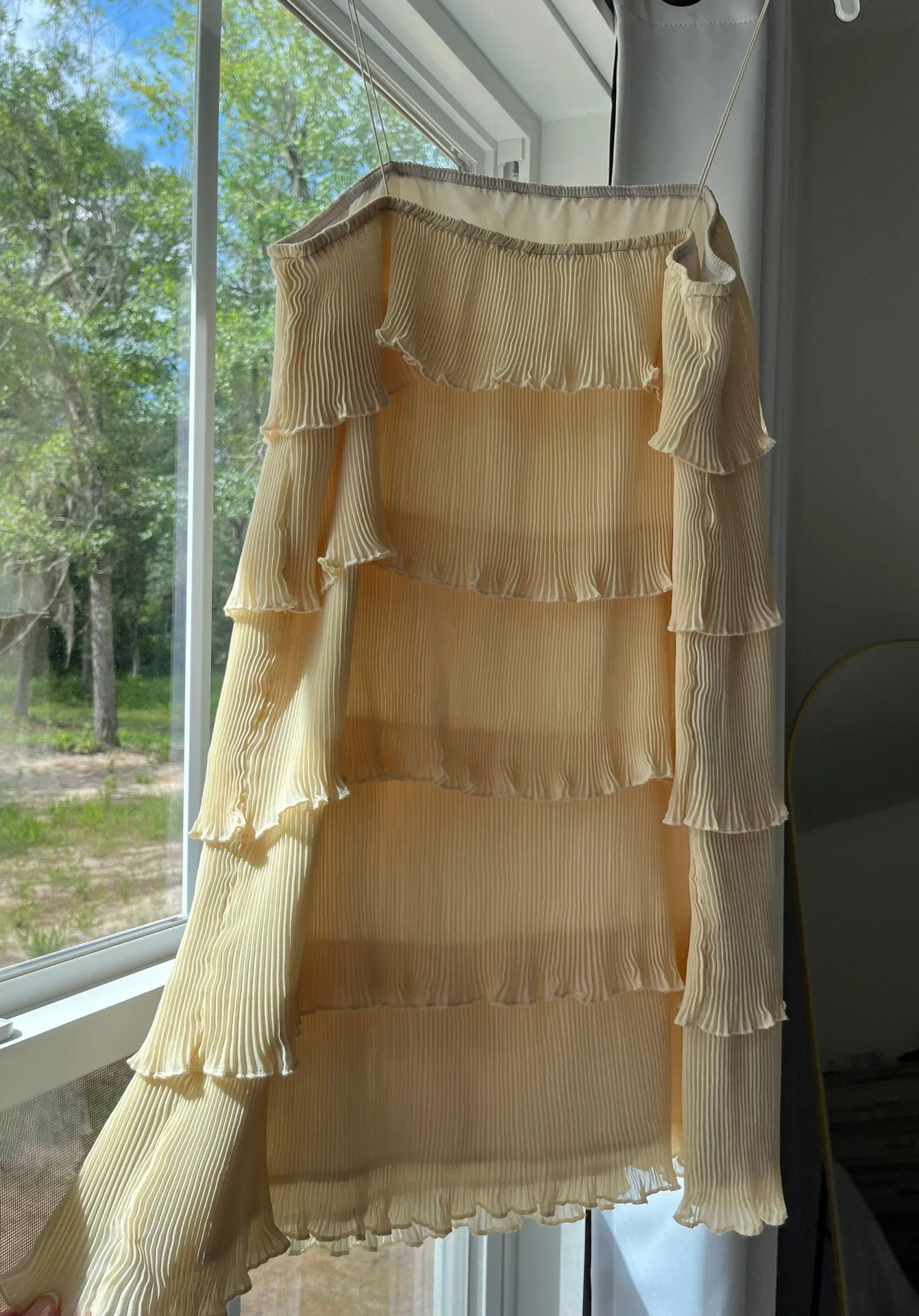 Ruffle Dress Yellow - Image 2