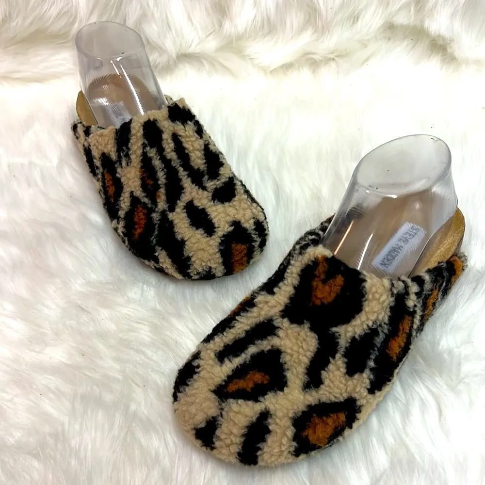 Steve Madden VESA Scuff Leopard Print Size 7 BIN 19 - Image 2