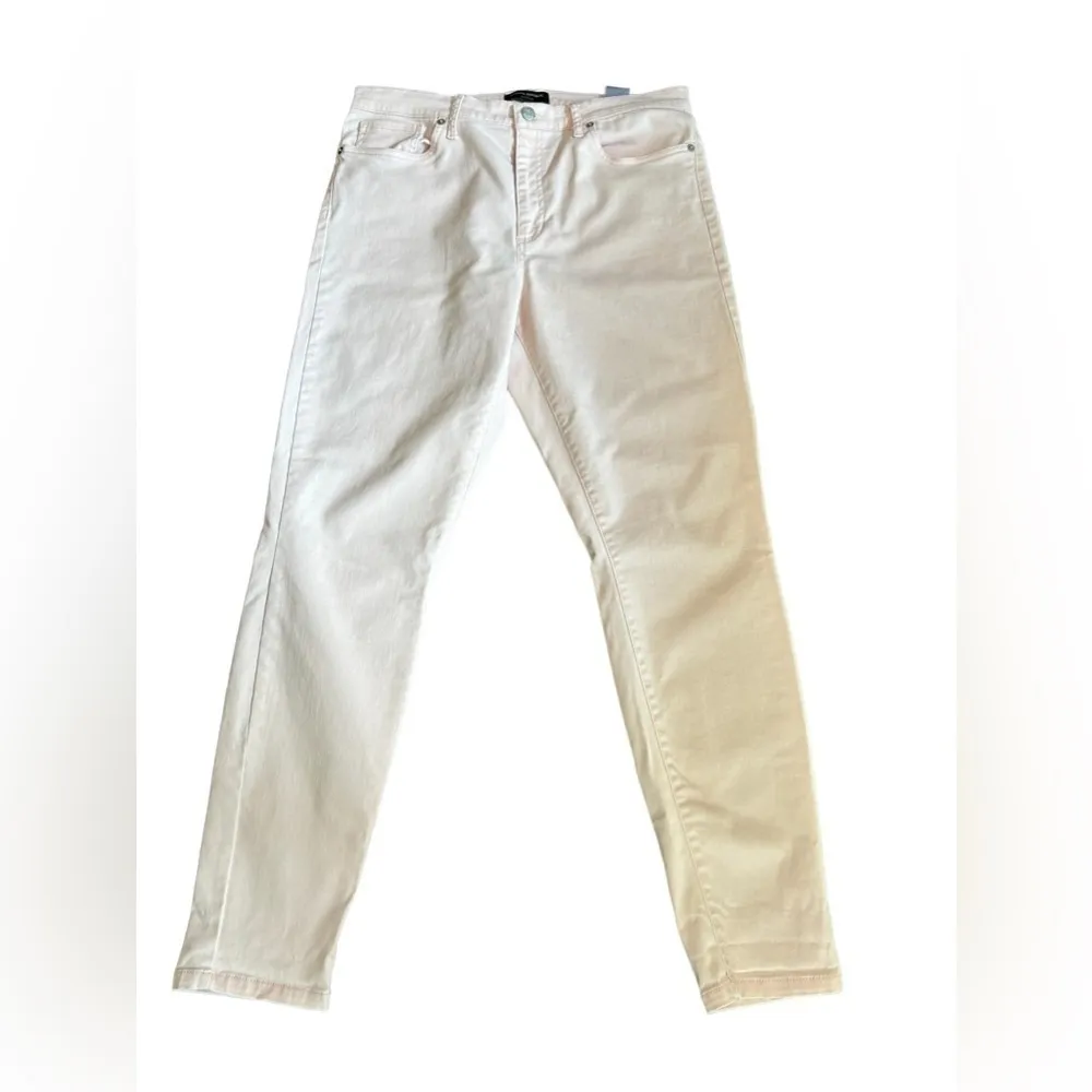 Banana republic skinny‎ fit size 12 light pink jeans - Image 10