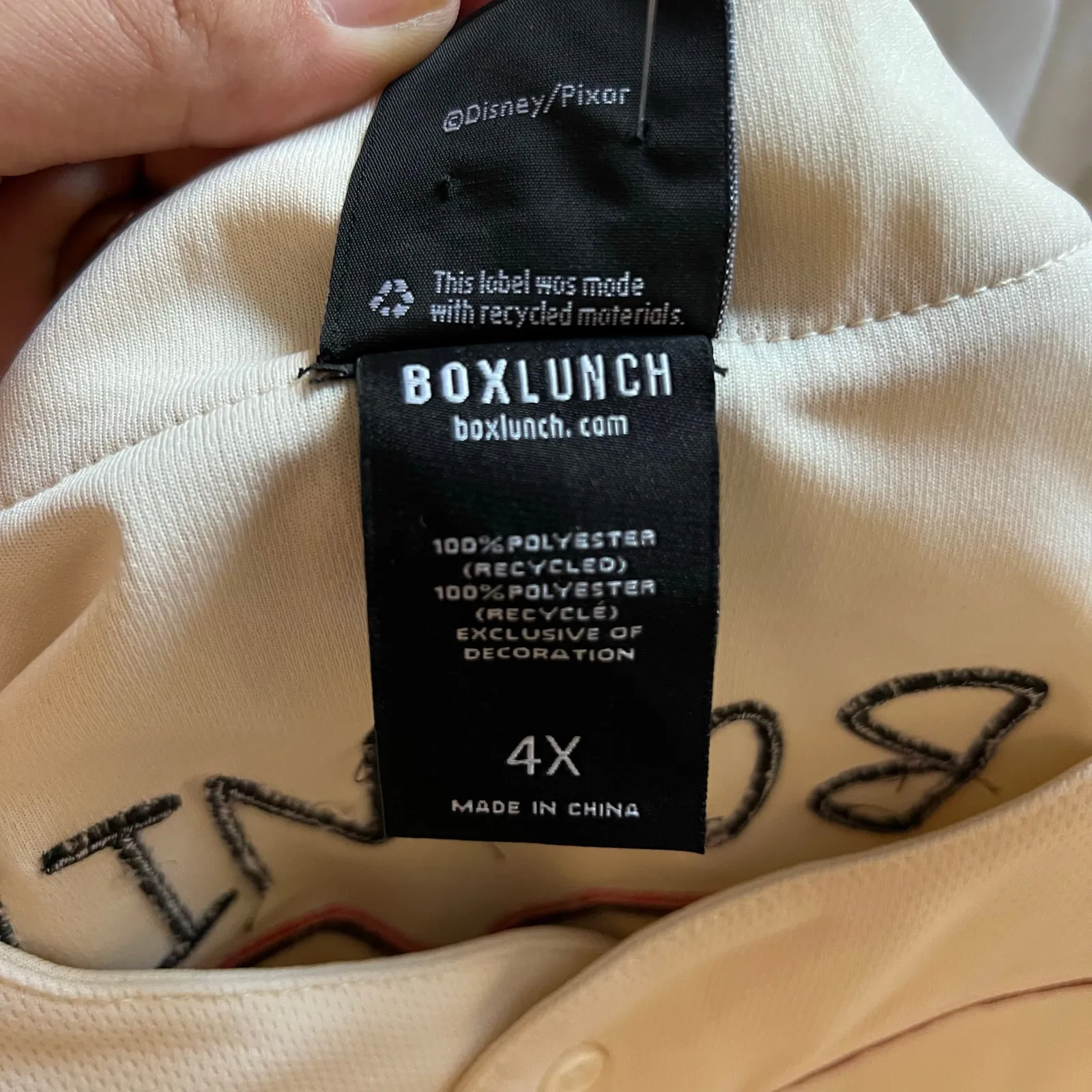 Pixar x BoxLunch Toy Story Jessie Baseball Jersey Cream Red Trim 4X - Image 12