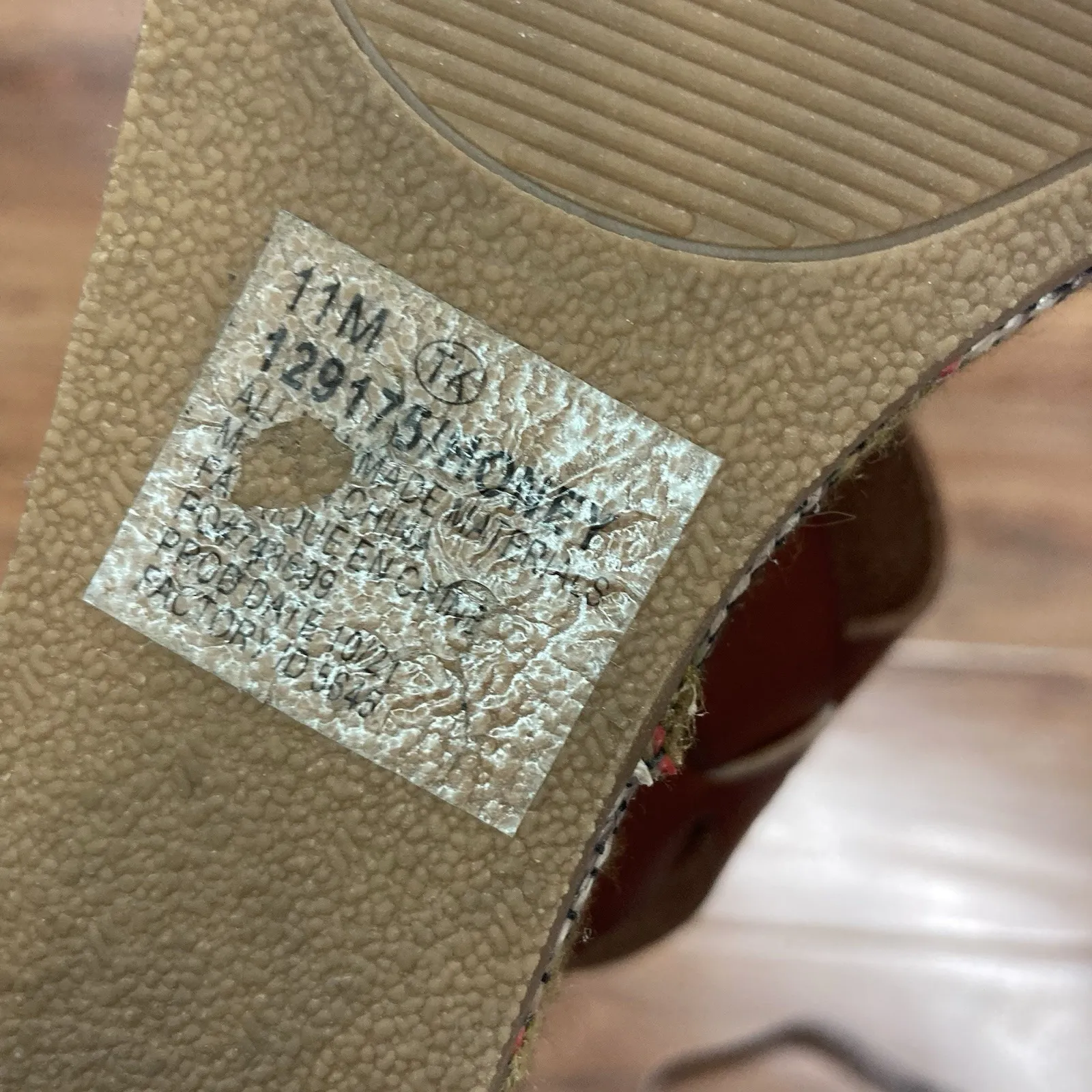 Maurices Sandals Womens Sz 11 Brown‎ Double Strap Slingback 3" Wedge Heels Honey - Image 11