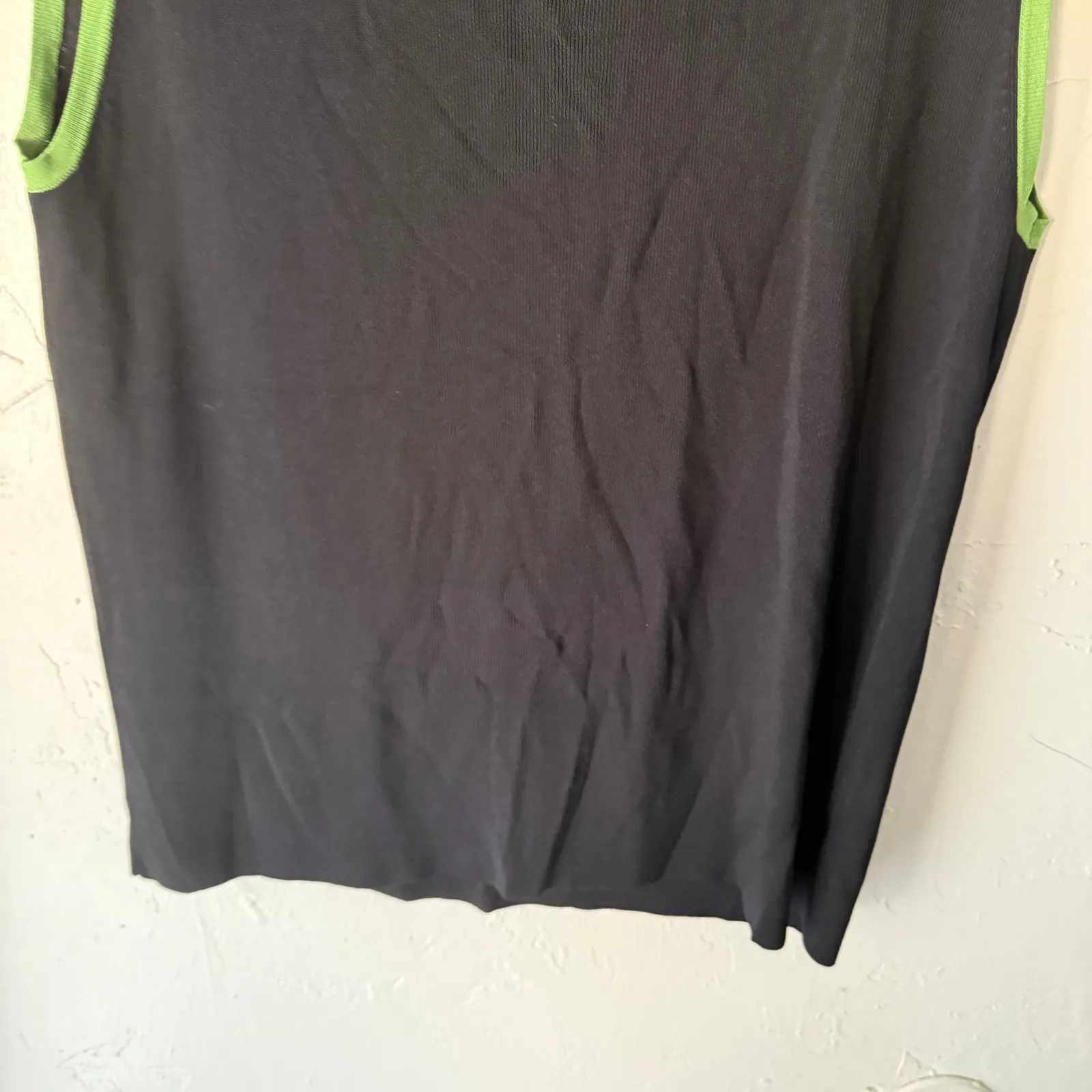 FINITY WOMAN Vintage 90s Grunge‎ Black Sleeveless Square Neck Tank Top Top 1X - Image 3