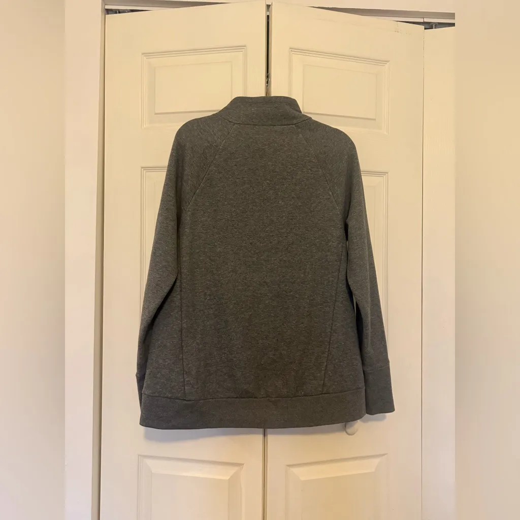 Fabletics Zaylee Funnel Neck Tunic Gray Large Athletic Sweatshirt Pullover - Image 9