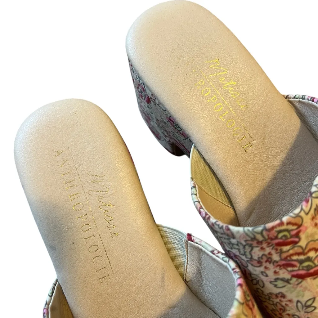 Anthropologie Matisse Terry Floral Platform Sandals - Image 8