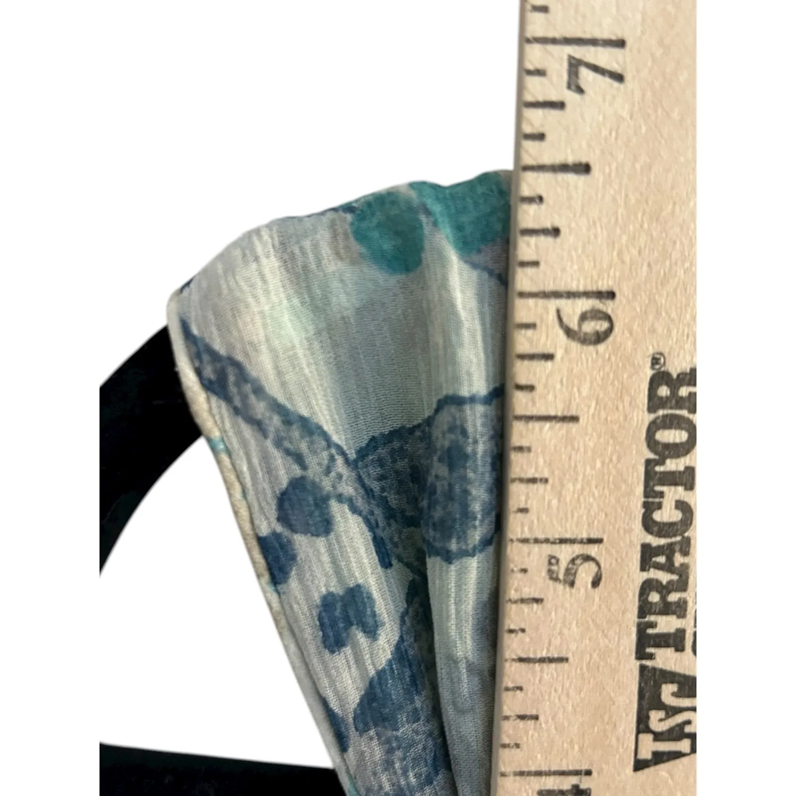 Sigrid Olsen Silk Romantic Fairy‎ Floral Ruched Lace Lined Midi Dress Women Sz 6 - Image 10