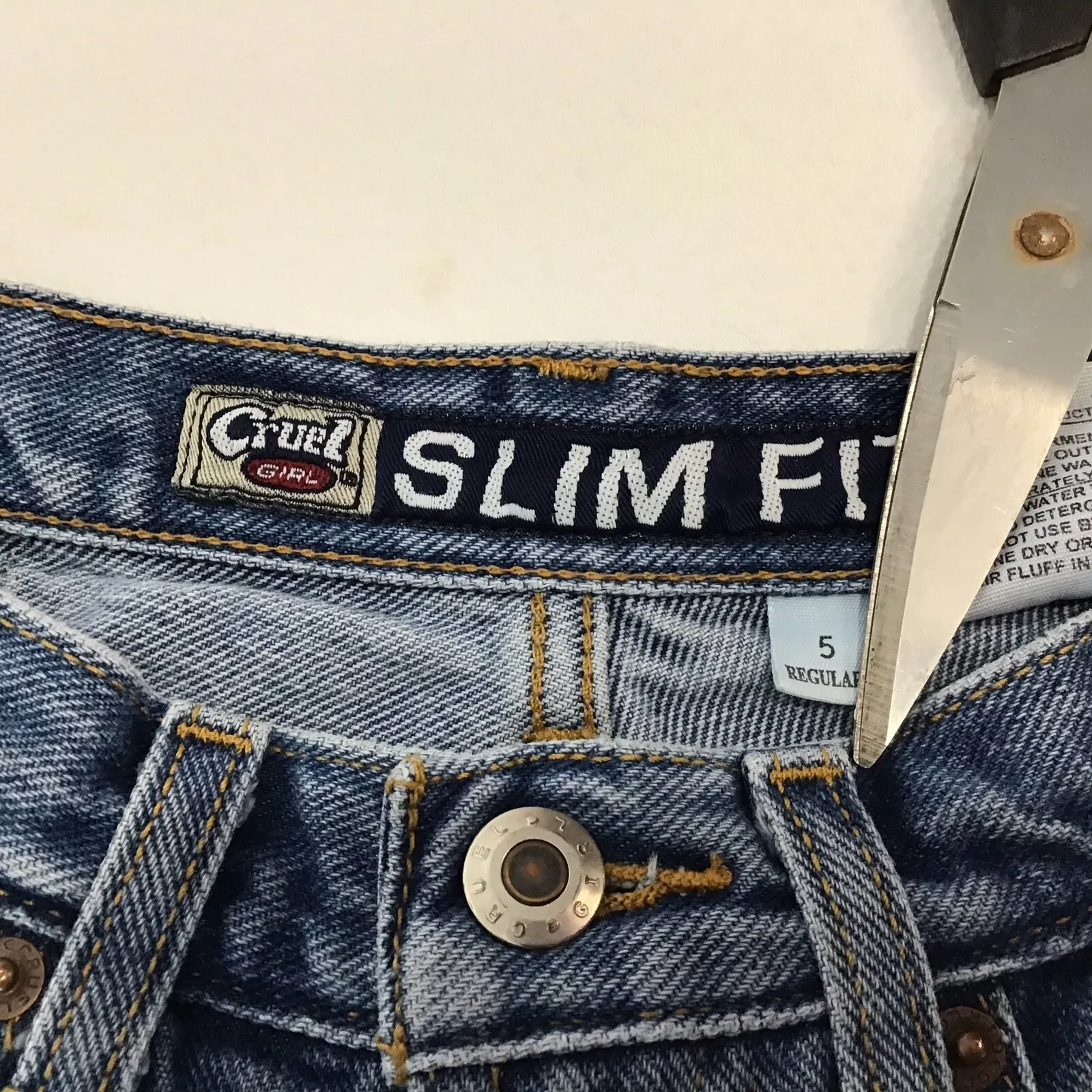 CRUEL GIRL - Jeans - 5 Slim Fit - skinny legs - cowgirl -rodeo -‎ Med Wash - Image 4