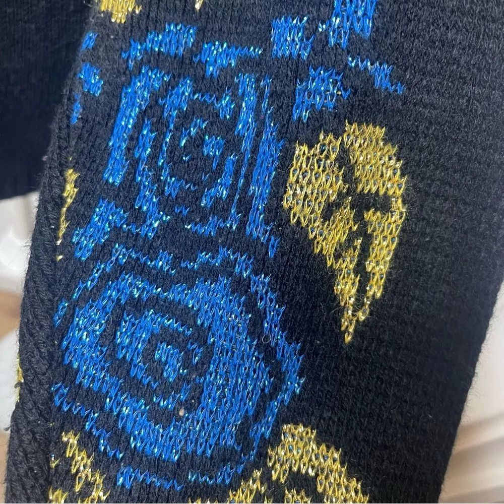 Vintage Vanity Fair 80s Sparkle Chunky Knit Pullover Holiday Sweater Size Small - Image 8