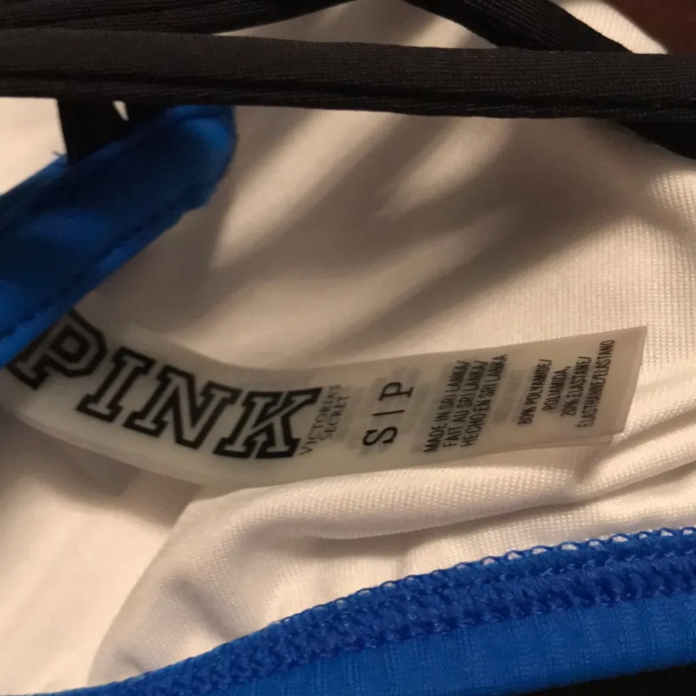 Victoria’s Secret PINK blue bikini tops size small - Image 6