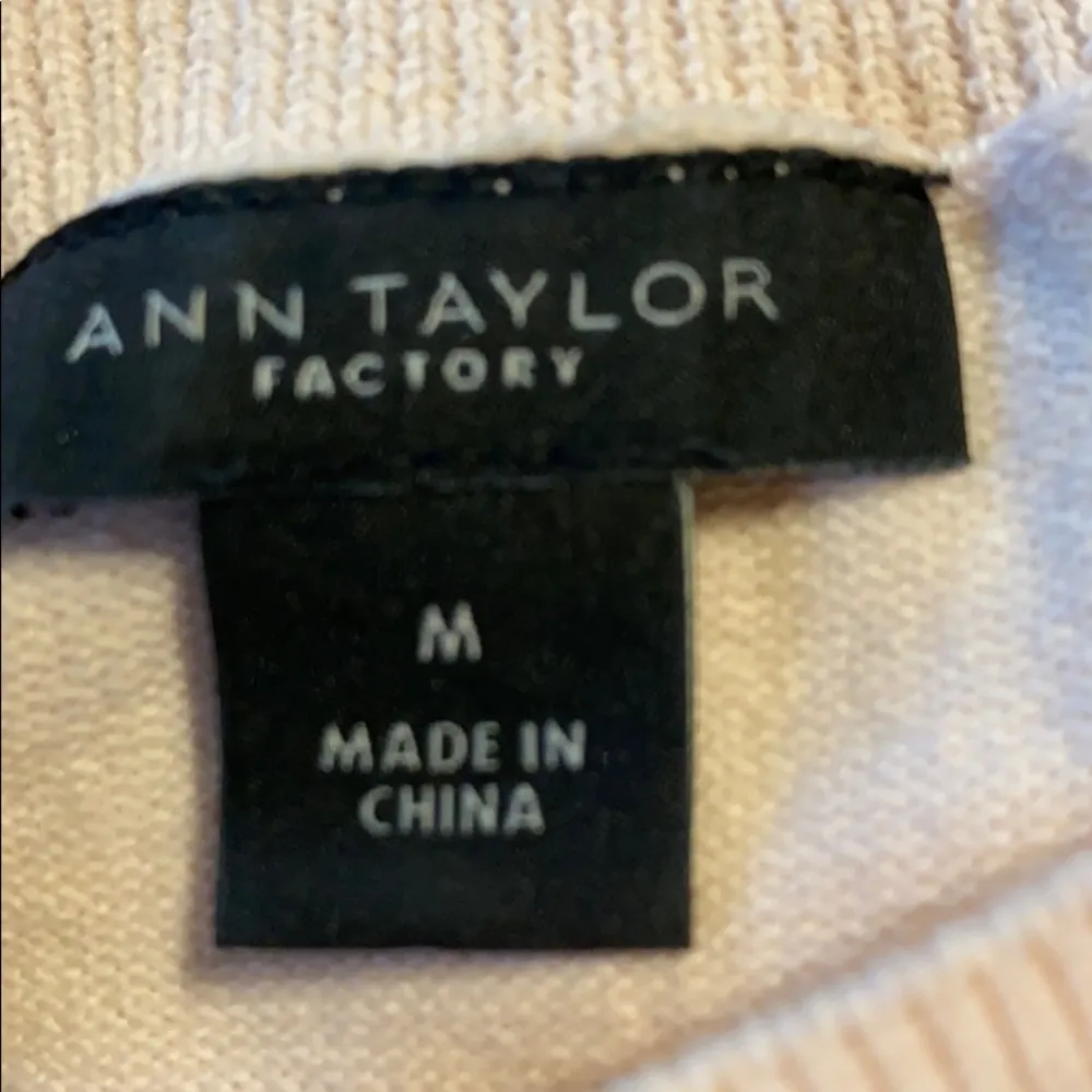 Ann Taylor peplum sweater blush - Image 2