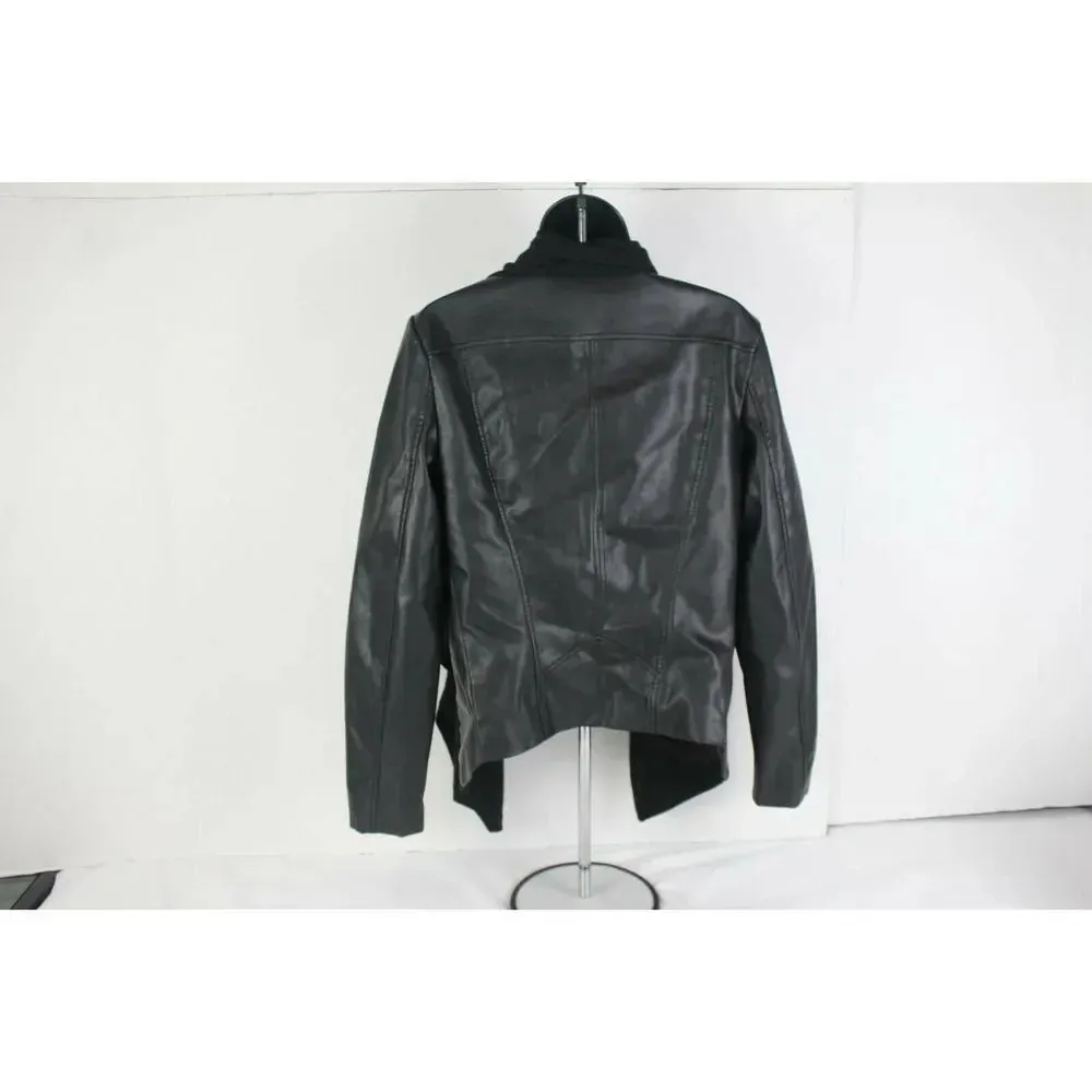 ladies GUESS Leather  jacket size M - Image 5