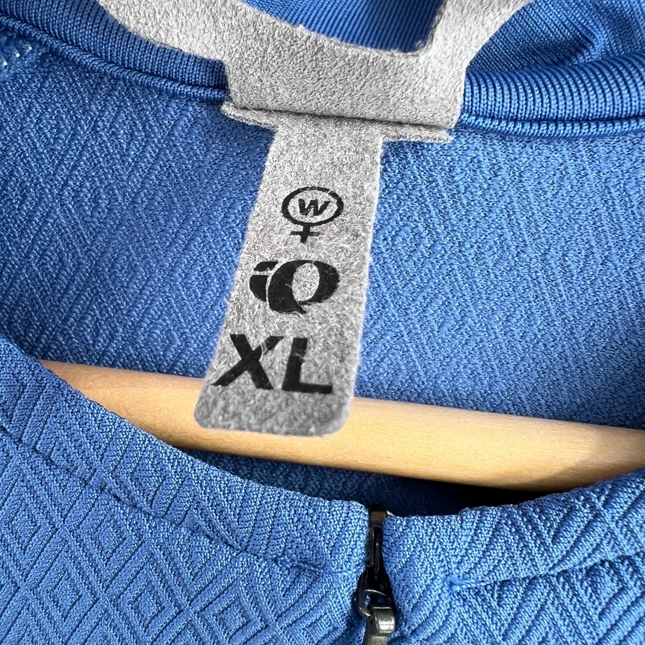 Pearl Izumi Women’s Cycling Jersey Blue Short Sleeve Half Zip Back Pockets XL - Image 4