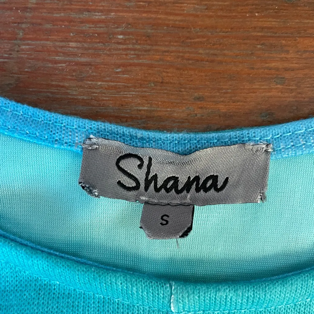 Shana Art To Wear Sleeveless Slub Knit Floral Shift Dress - Image 10