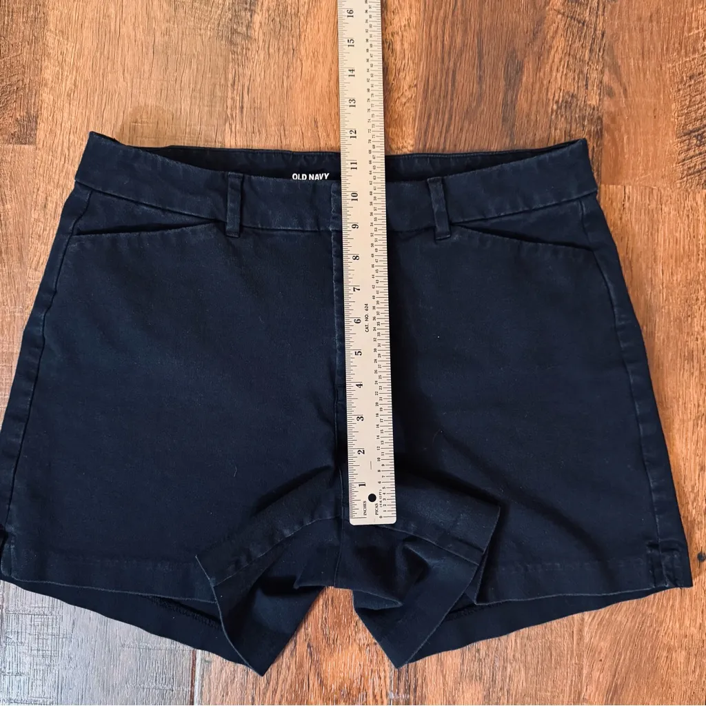 UNIVERSAL THREAD High-Rise Midi black denim shorts, size 12/13R - Image 5