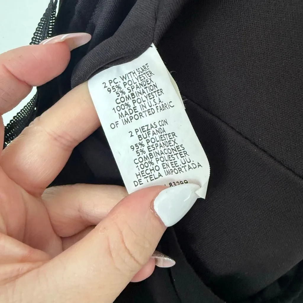 Onyx Nite Women’s 22W Black Halter Y2K 2000s Dress New - Image 7