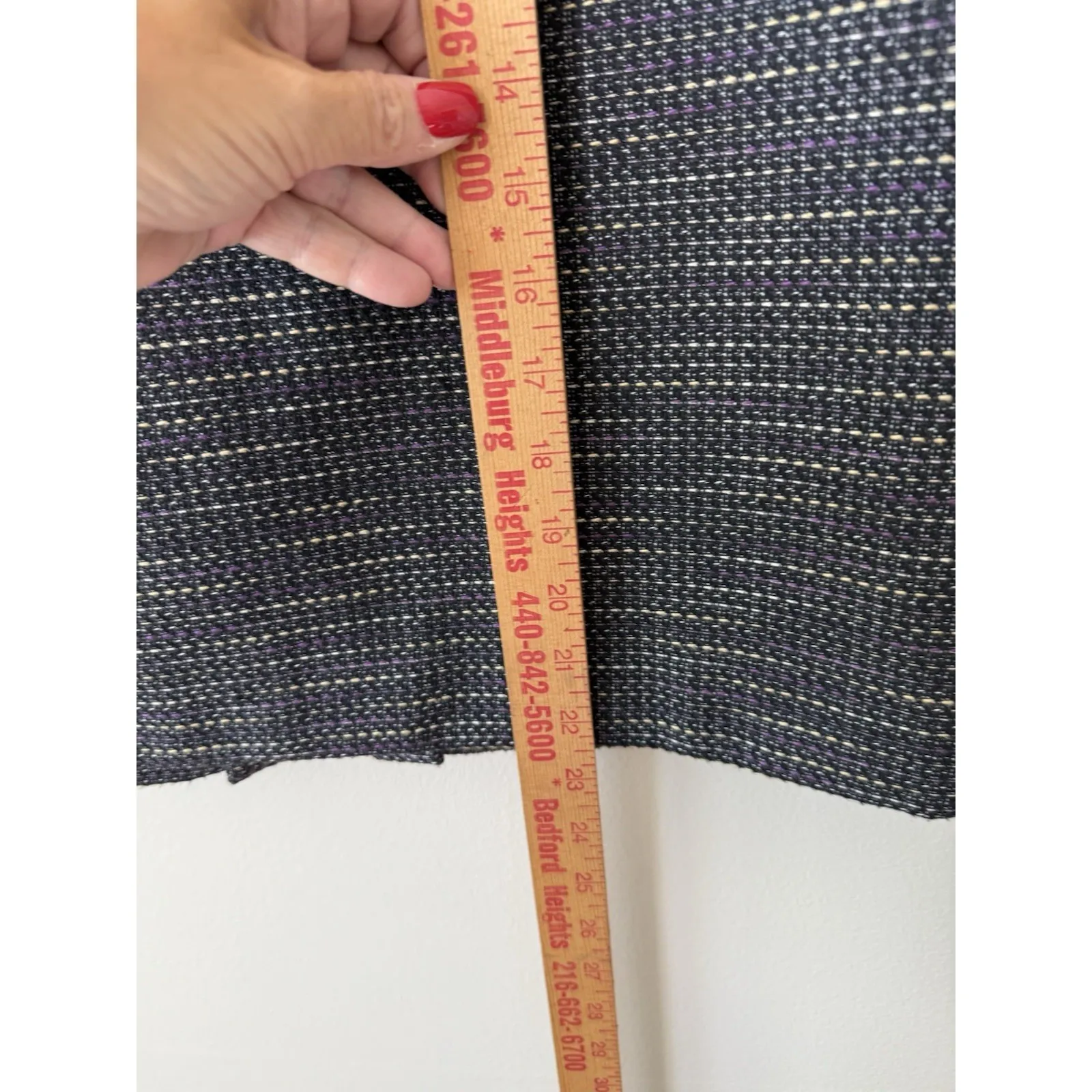 Tahari Arthur S Levine Skirt Suit Women 4 Black Tweed Blazer Jacket‎ Career Set - Image 10