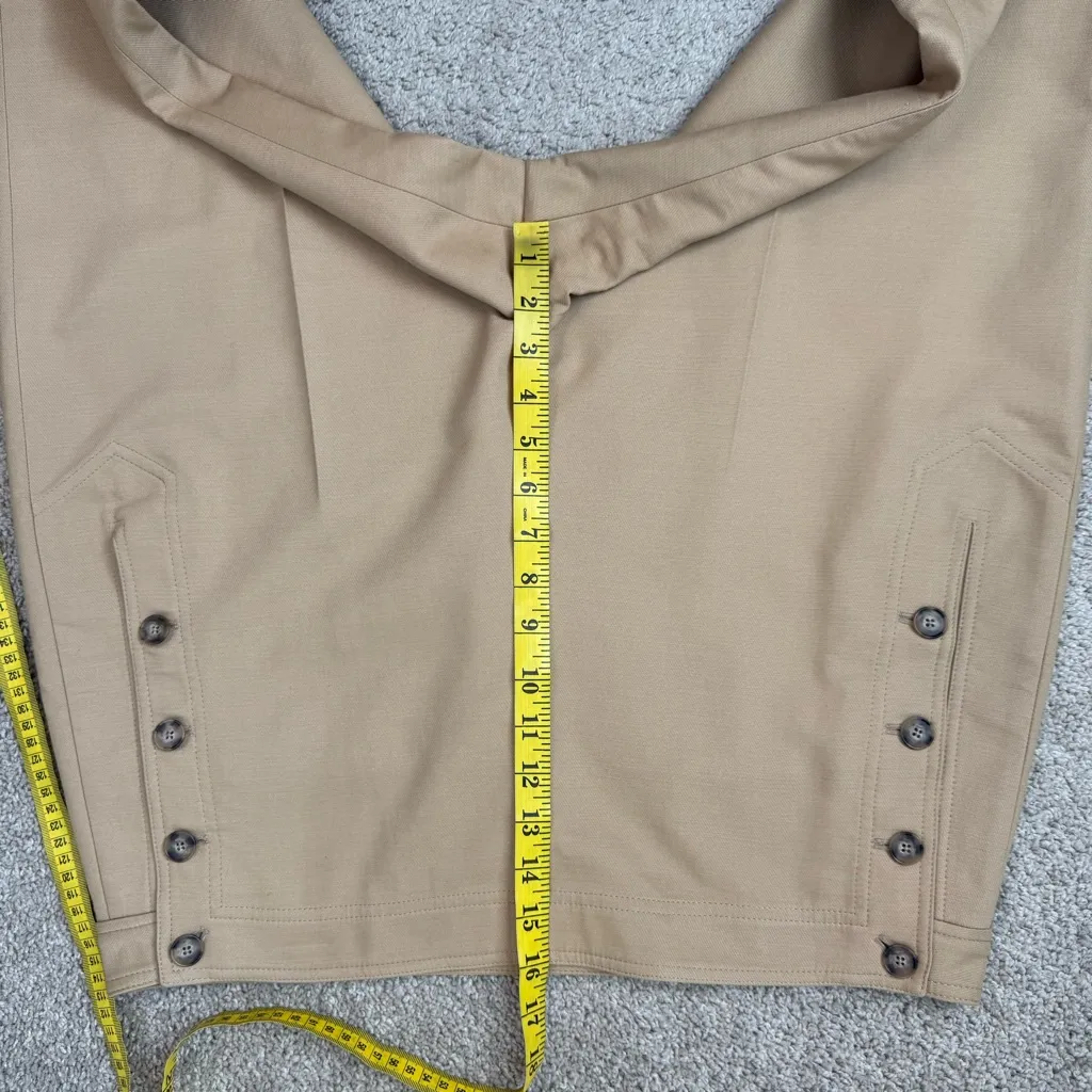 Polo Ralph‎ Lauren Wide Leg Crop Sailor Trouser Monument Tan 18 - Image 9