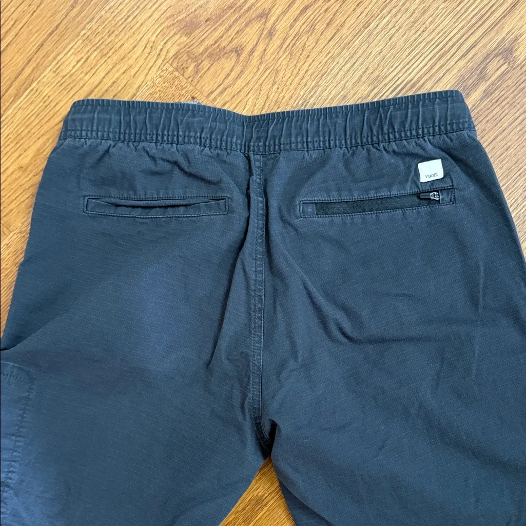 Vuori Ripstop Utility Pants Organic Cotton Black – Women’s Medium - Image 6