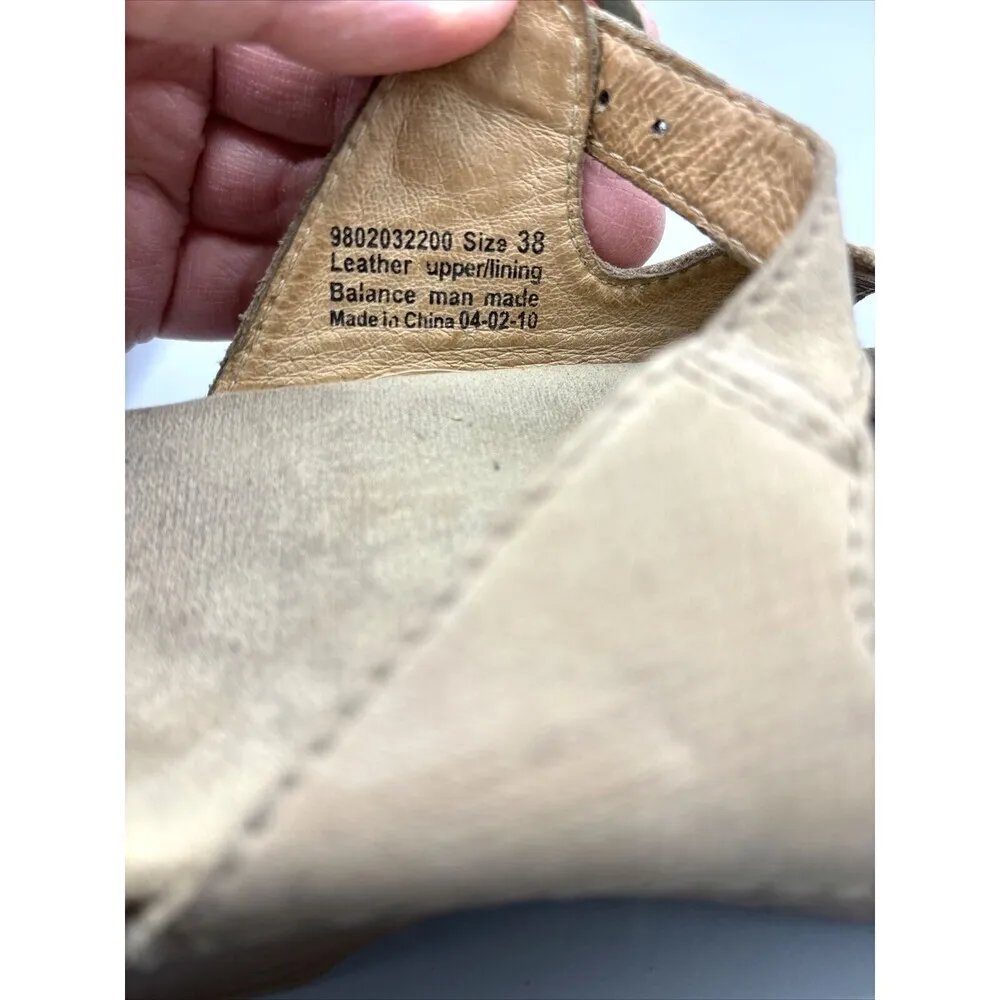 Dansko Women’s Sandals Wedge Strap Buckle ‎ Leather Size 38 - Image 8