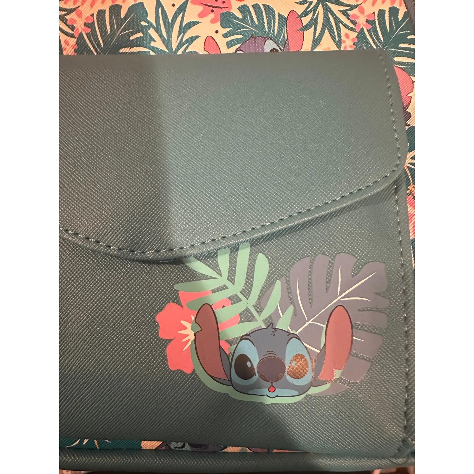 NWT Disney Bioworld Lilo and Stitch Teal Pineapple Mini Backpack Blue - Image 3