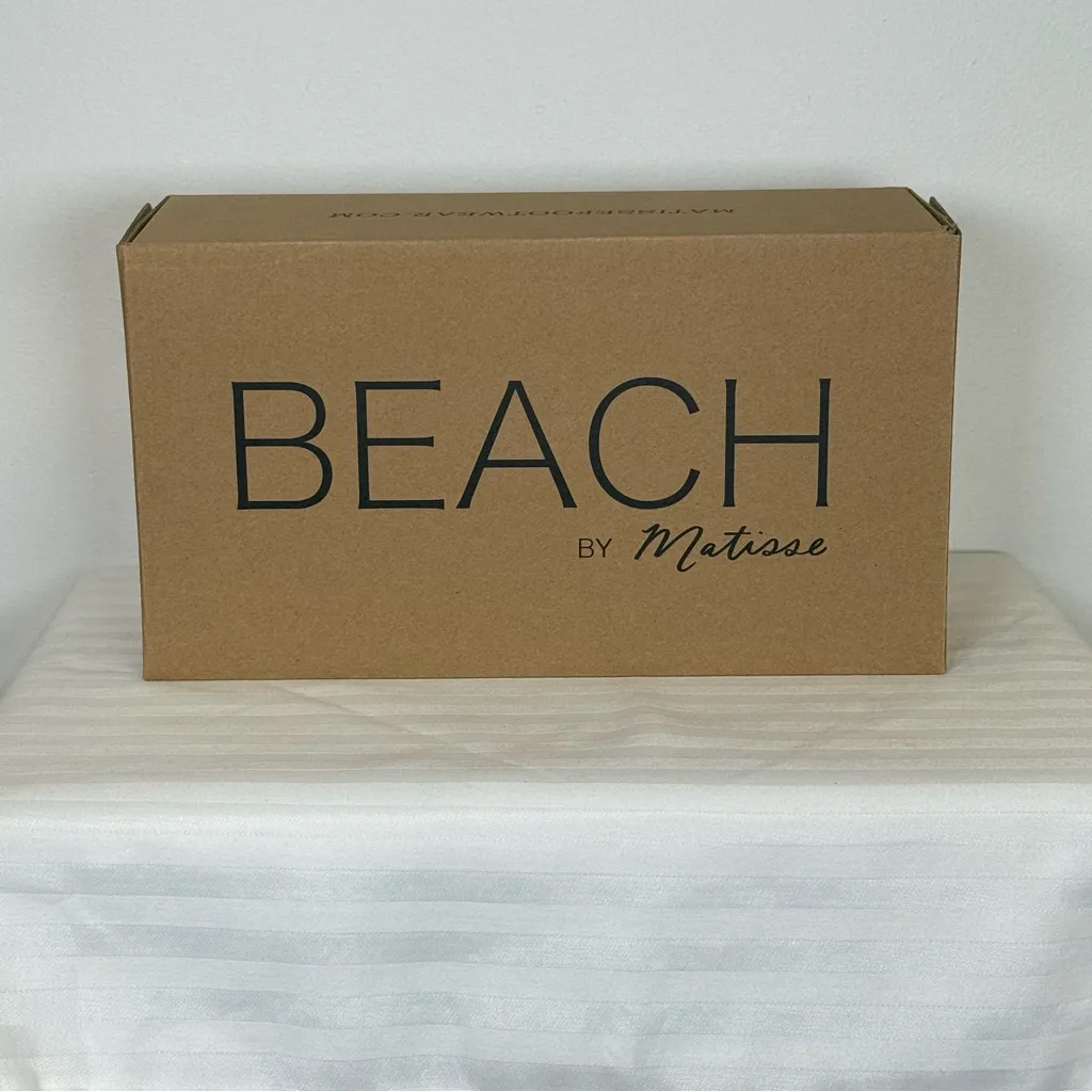 New! BEACH BY Matisse Natural Jute Platform Slip - Image 2
