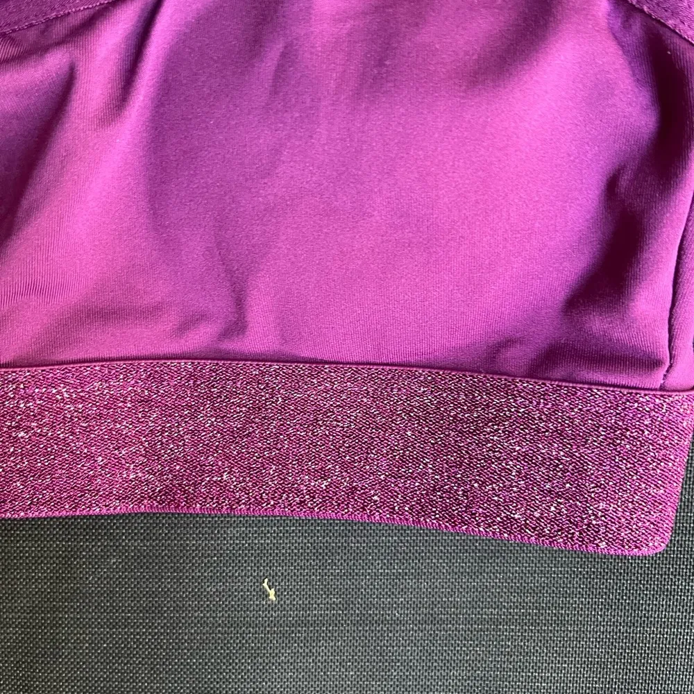 ⚠️ Clearance Sports bra color burgundy size small Purple - Image 2