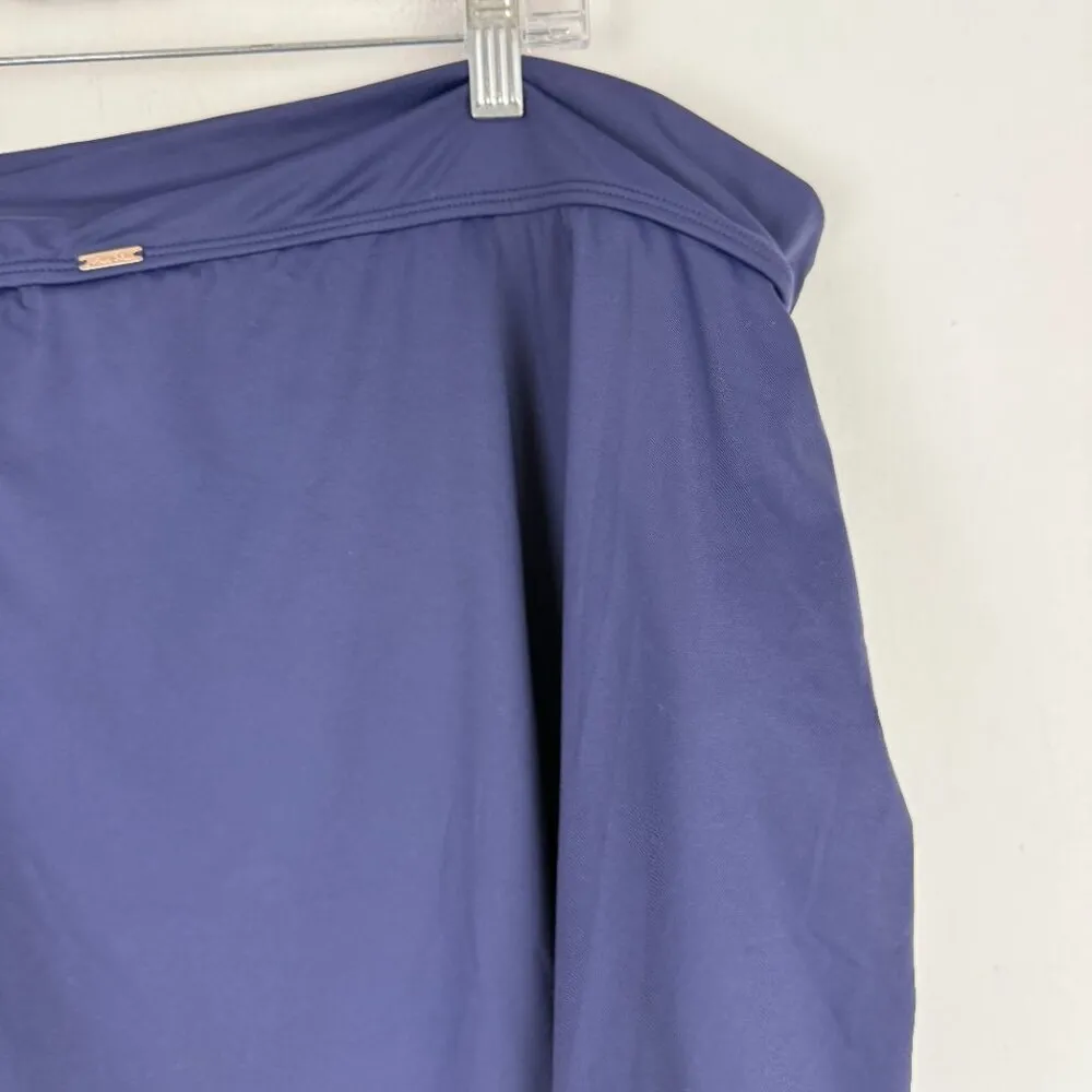NWT  Swim Skirt Bottom Navy Blue Plus Size 24W NEW - Image 9