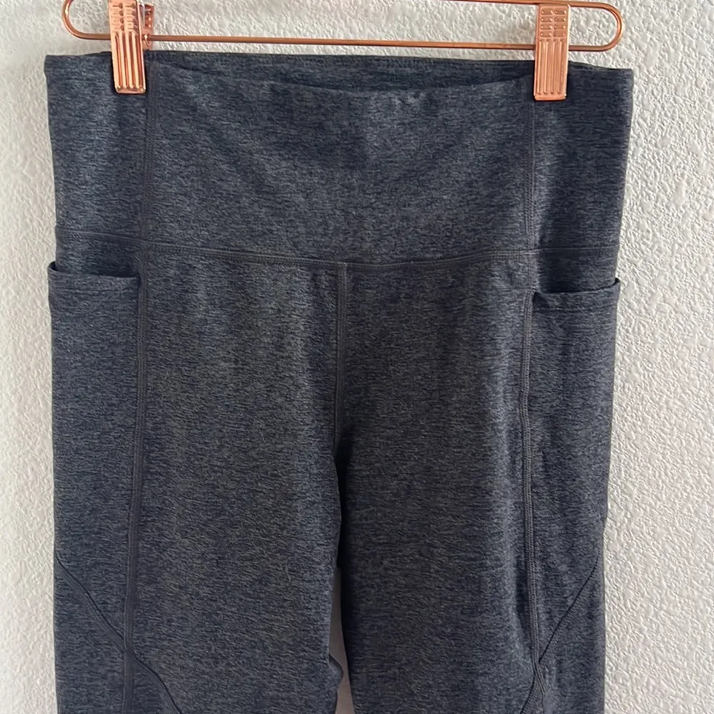 JoyLab Dark Heathered Gray Active Pants Athleisure Tights Workout Small - Image 3