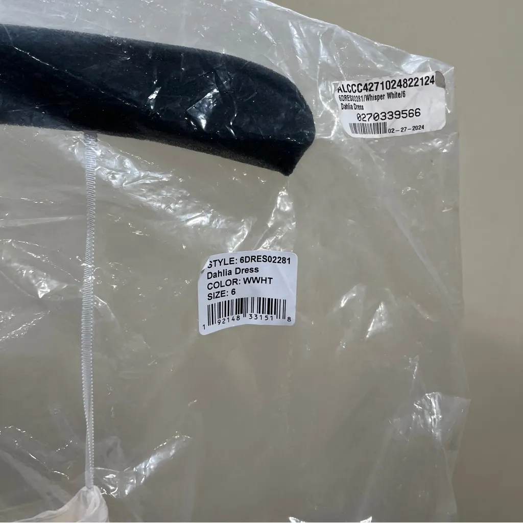 NWT A.L.C. Dahlia Dress in White size 6 elegant beautiful - Image 6