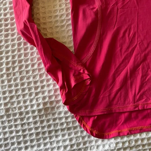 TITLE NINE PARADIGM pink Half Zip Pullover Womens SIZE XS performance workout - Image 3