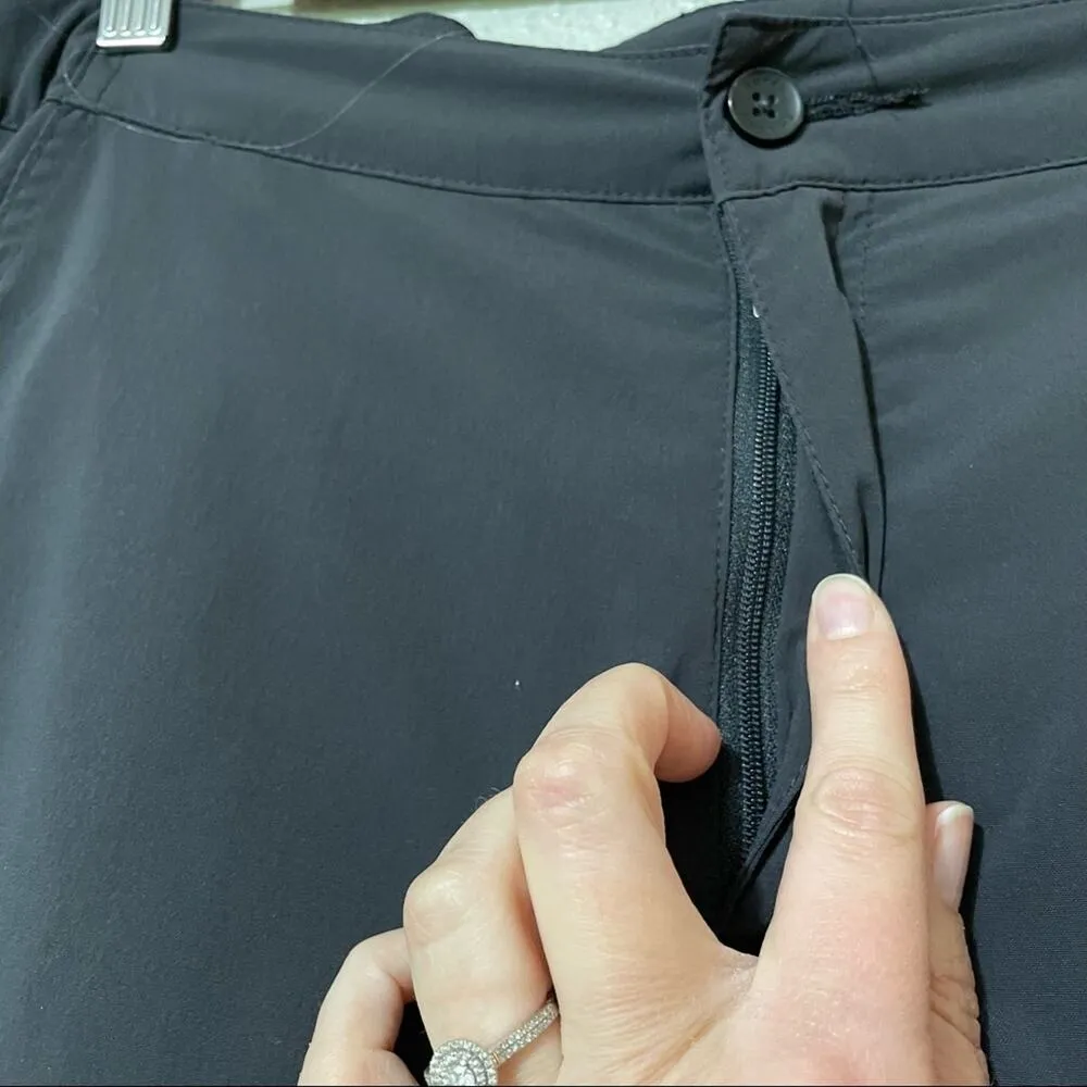 Royal Robbins Black Full Length Womens Outdoor Hiking Pants 6 Gorpcore Casual - Image 6