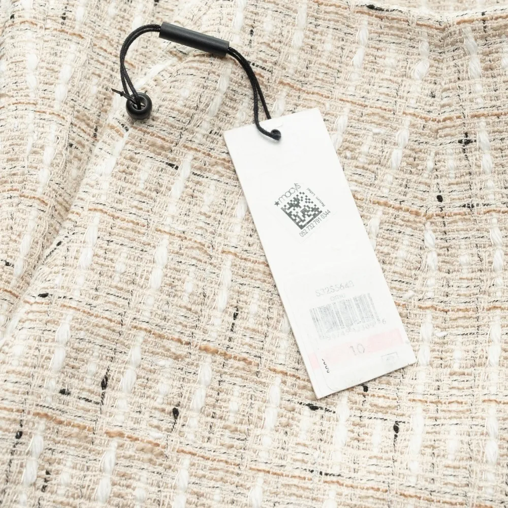 Calvin Klein Button Front Tweed Skirt - Image 7