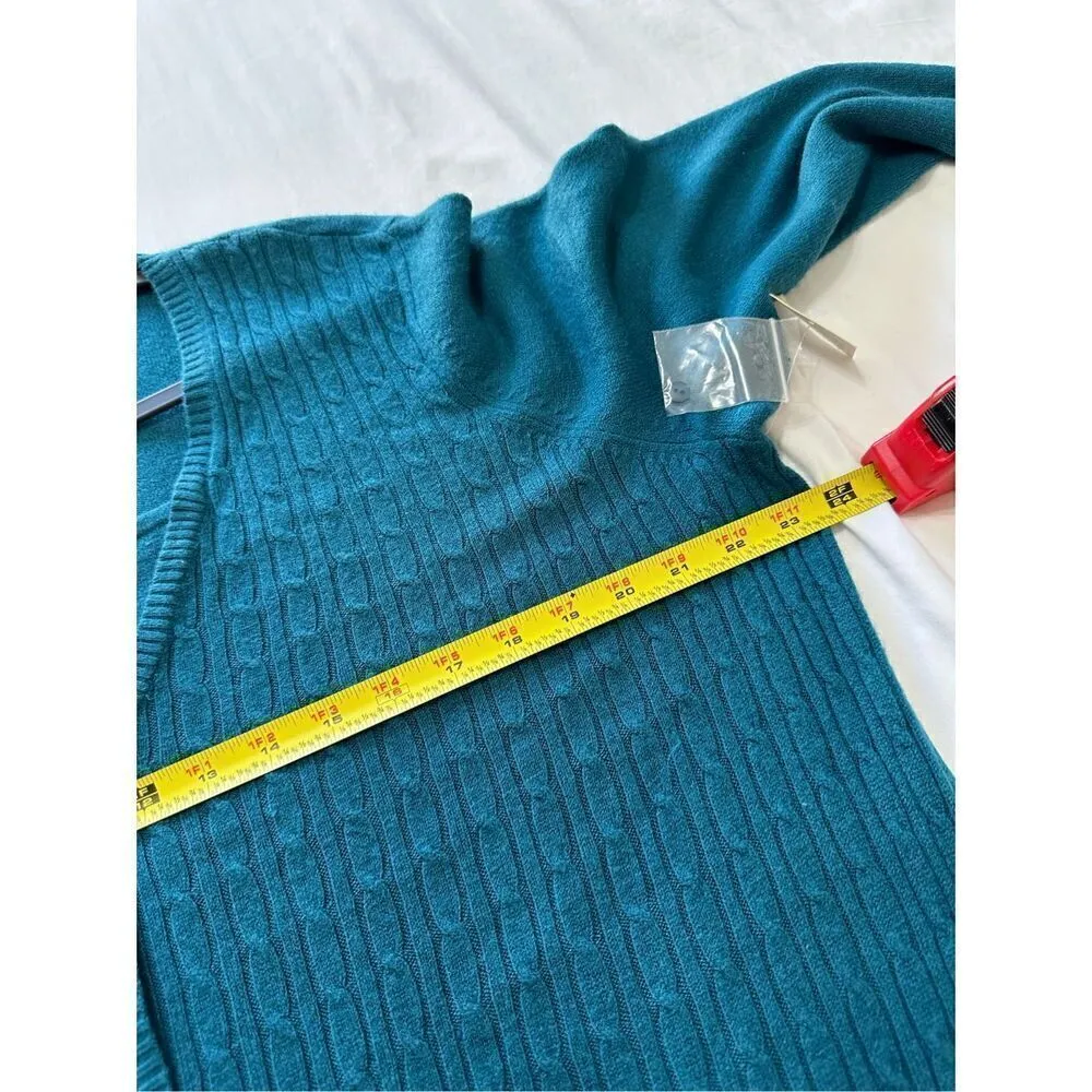 NWT Debbie Morgan Sweater in Moroccan Blue Size 1X - Image 3