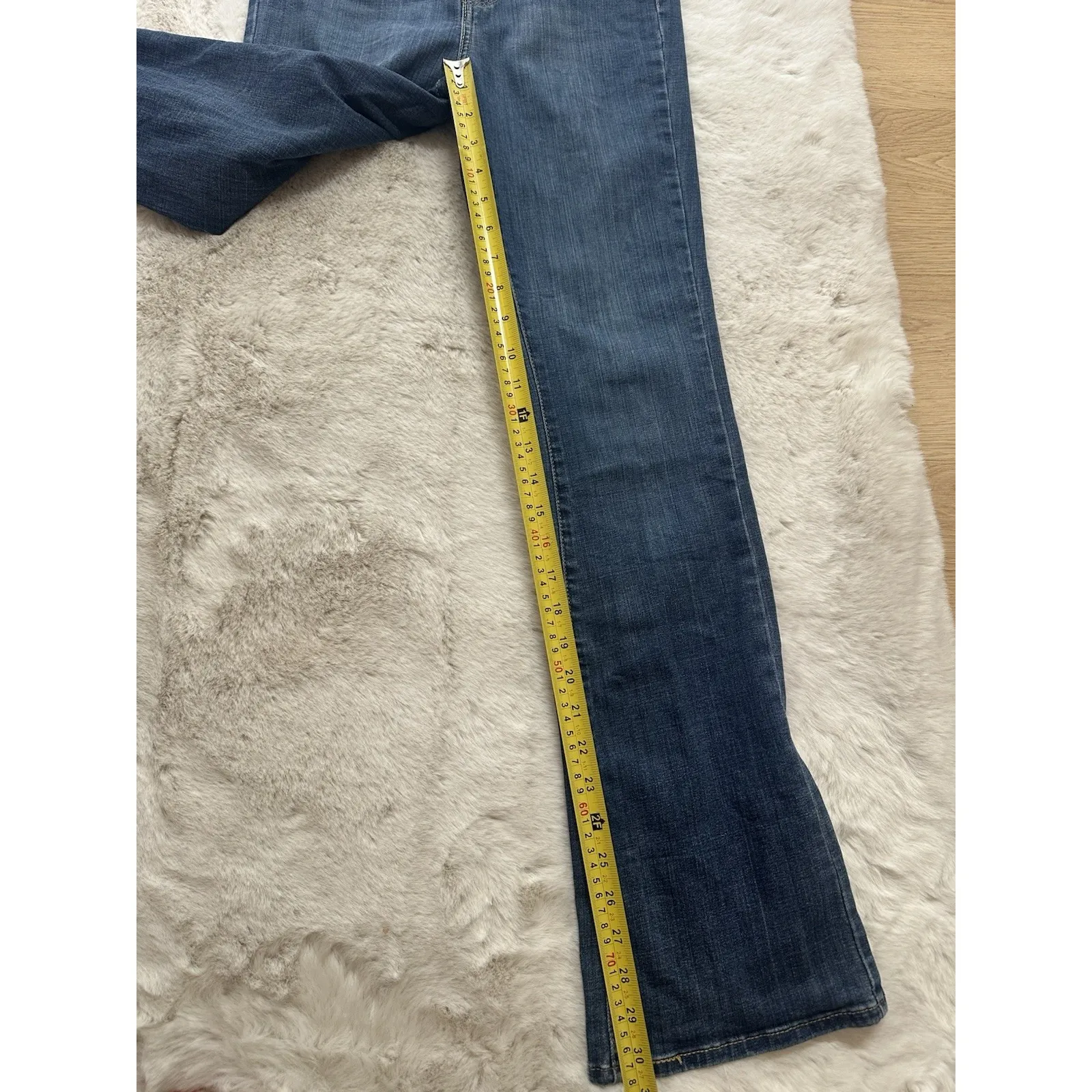 Levi`s 725 Bootcut High Rise Bootcut ‎ Jeans Blue size 28 - Image 7