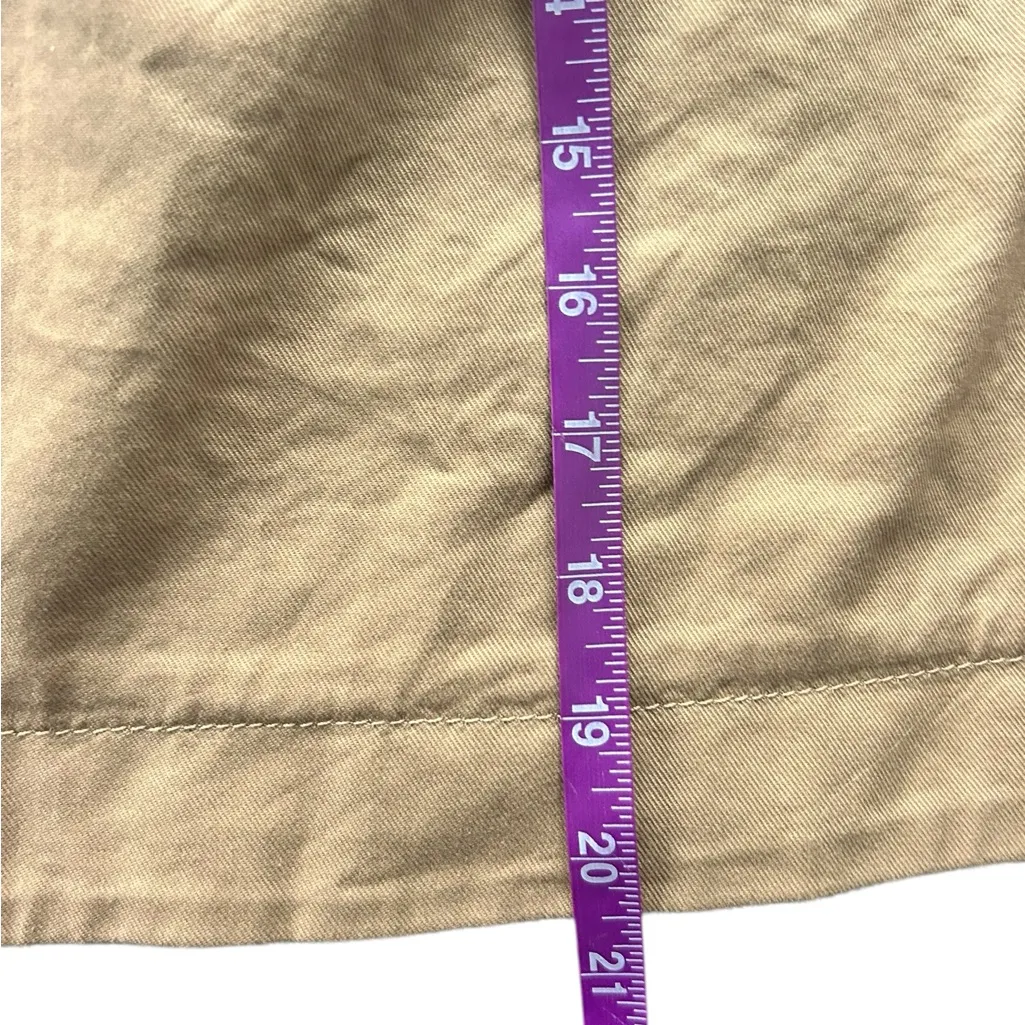 Loft  Tan Skirt with Pockets Size 2 Utility - Image 4