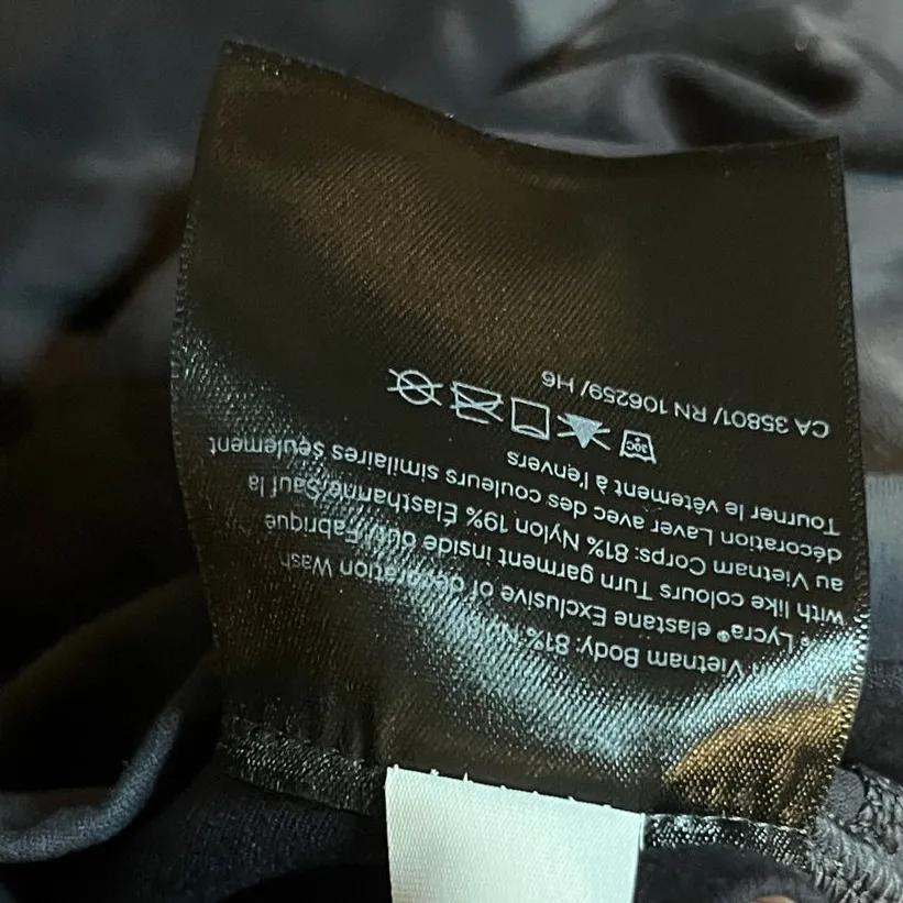 Lululemon Align Short 8" Diamond Dye Pitch Grey Graphite Grey size 4 - Image 5