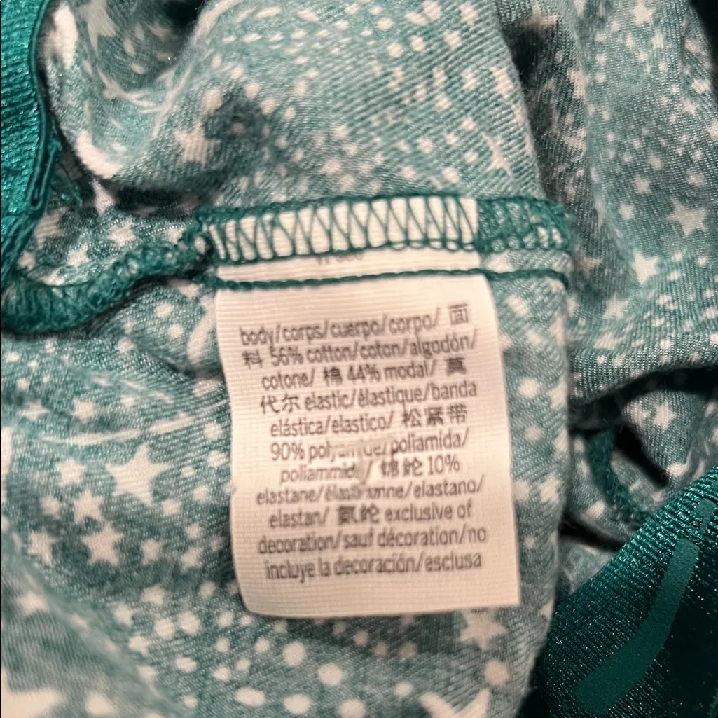 PINK‎ Victoria's Secret Starry Teal pajama boxer Shorts XL - Image 3