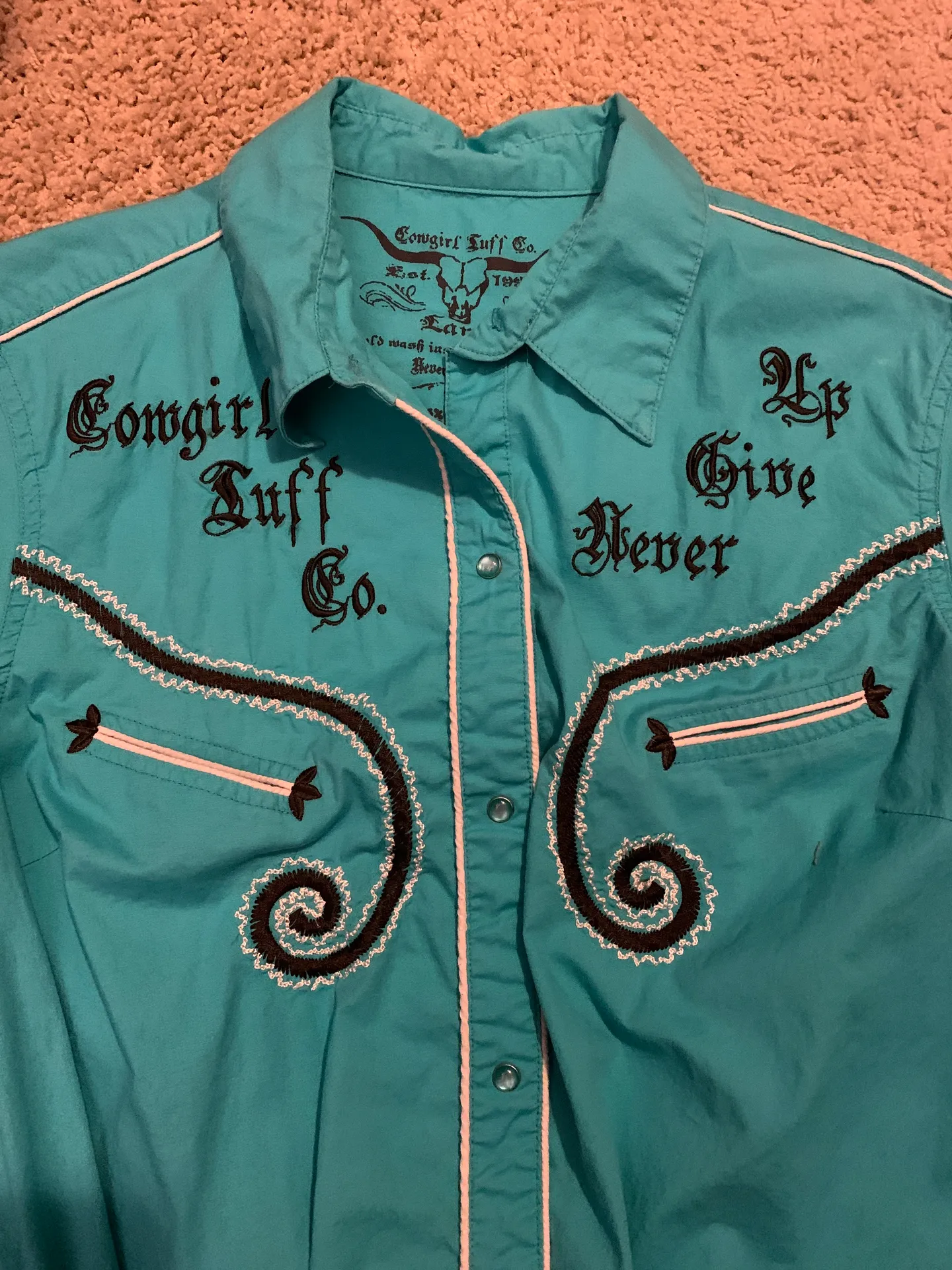 Cowgirl tuff co Long Sleeve Shirt - Image 2