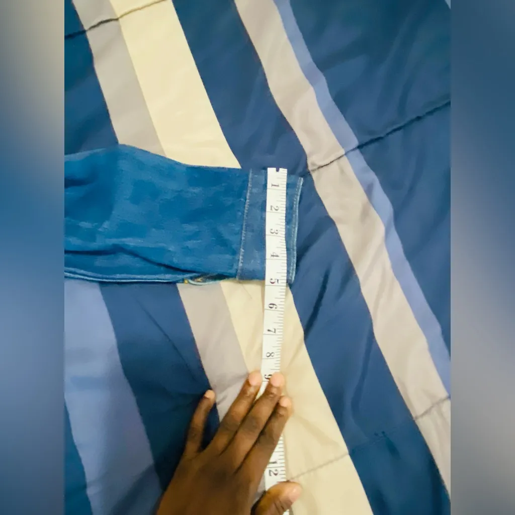 Vintage Dee Cee Brand Authentic Western Wear Jeans Jacket Blue Size L - Image 9