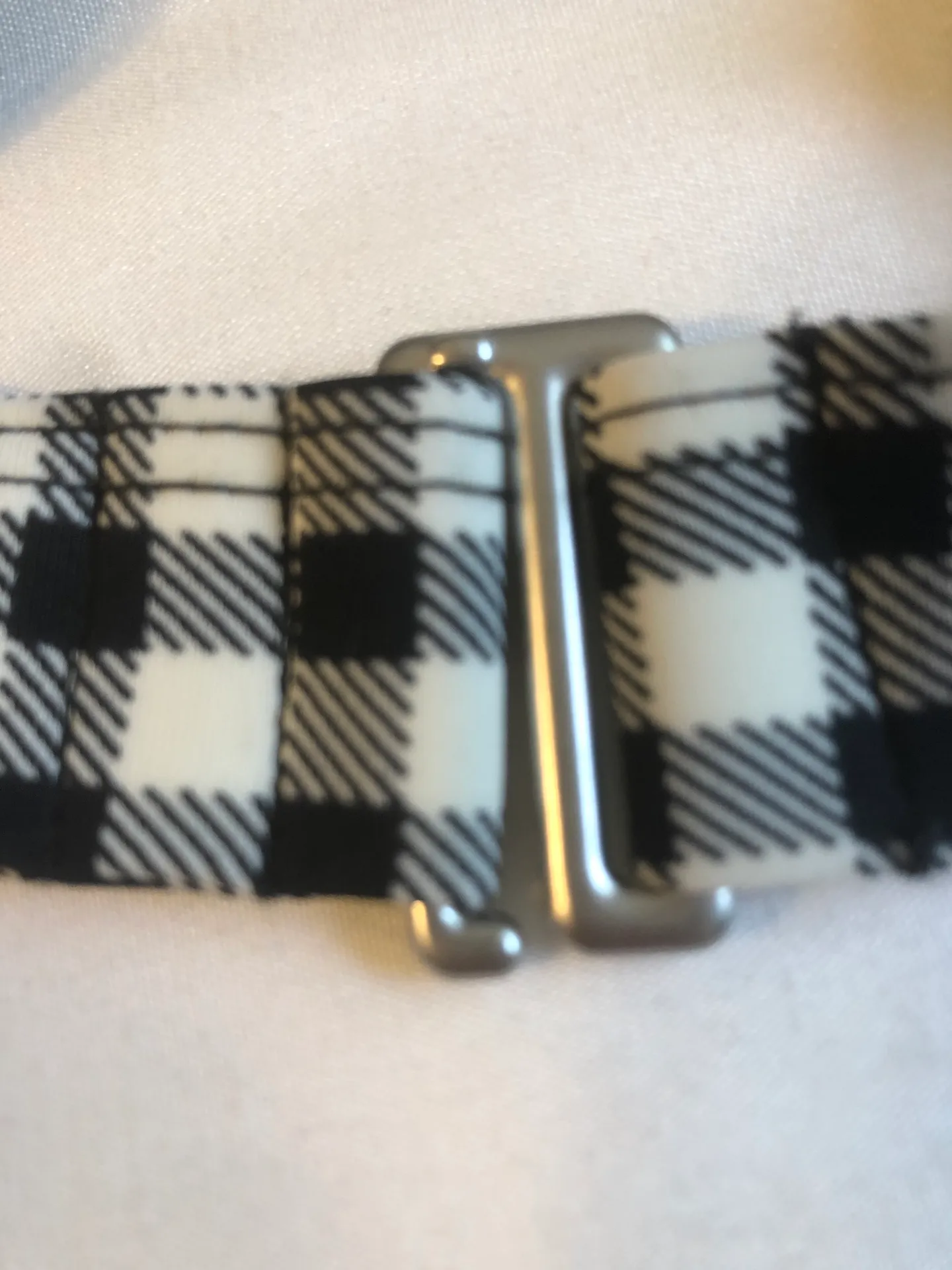 Black Checkered  Bikini Top - Image 4