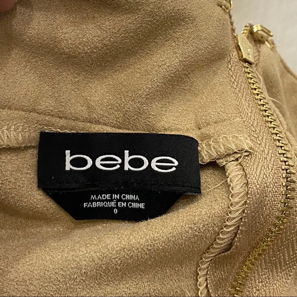 BEBE Nude Mini Skirt 0 - Image 7