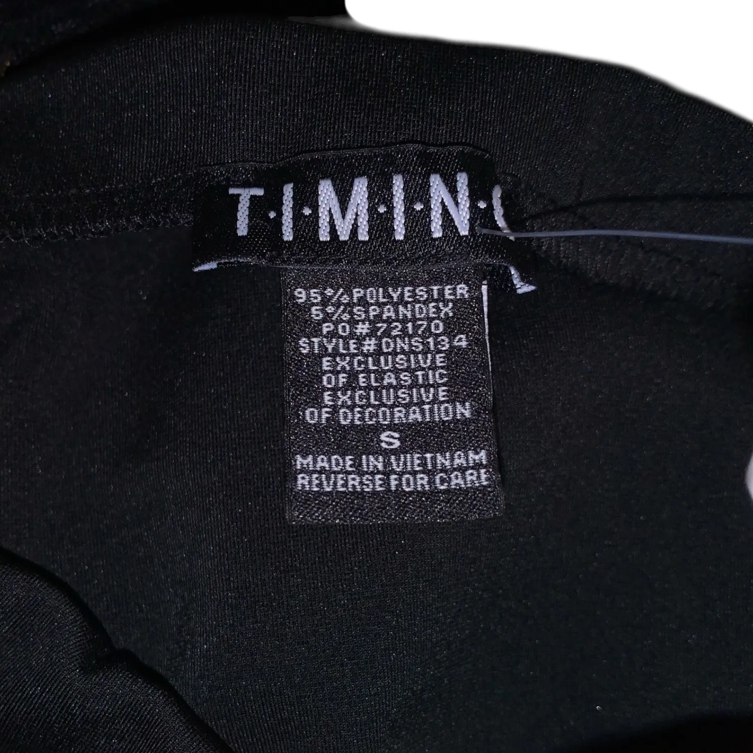 NWT Timing Black Mini Skirt with Zipper Detail - Image 5