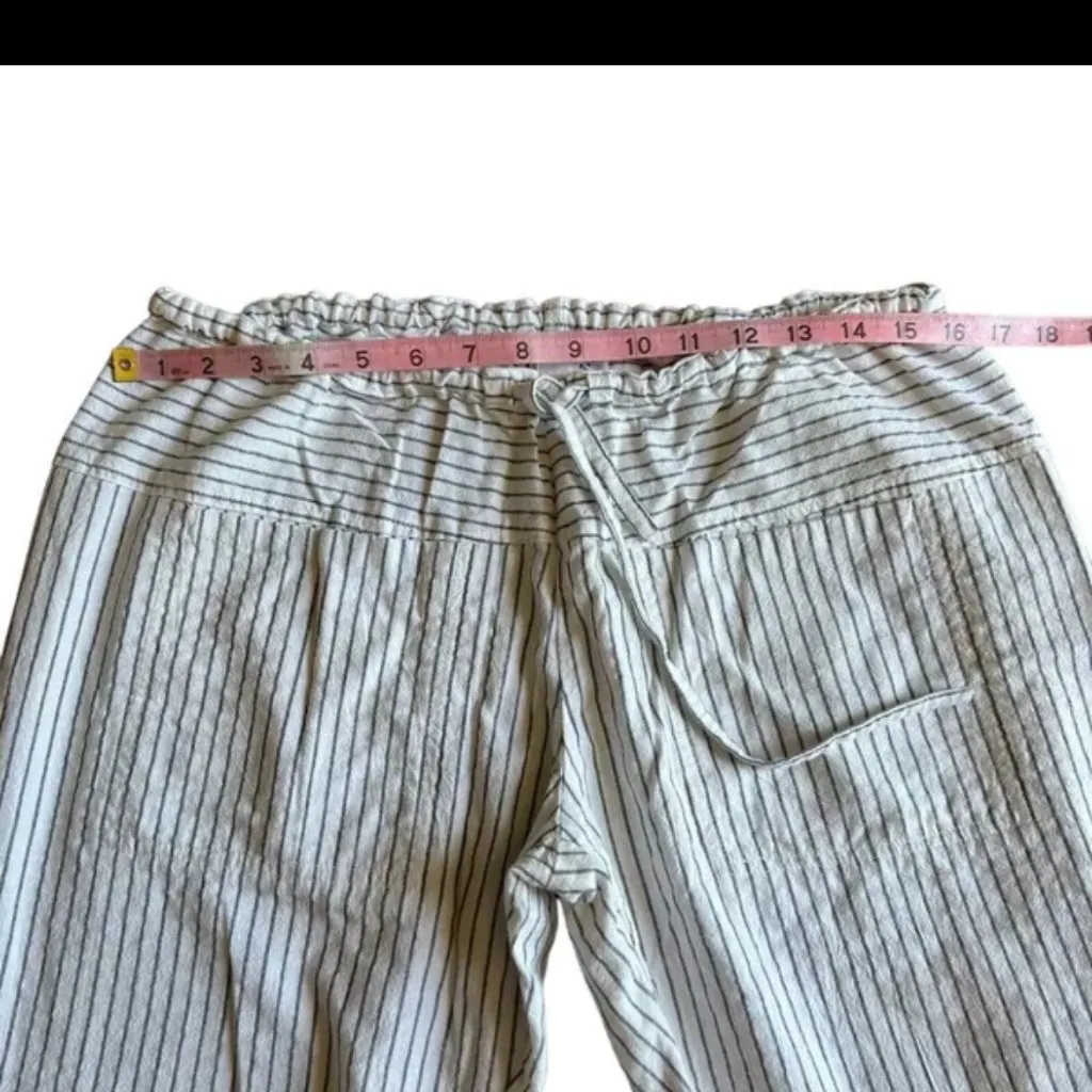 And Andrea 100% cotton strip fisherman pants size small - Image 7