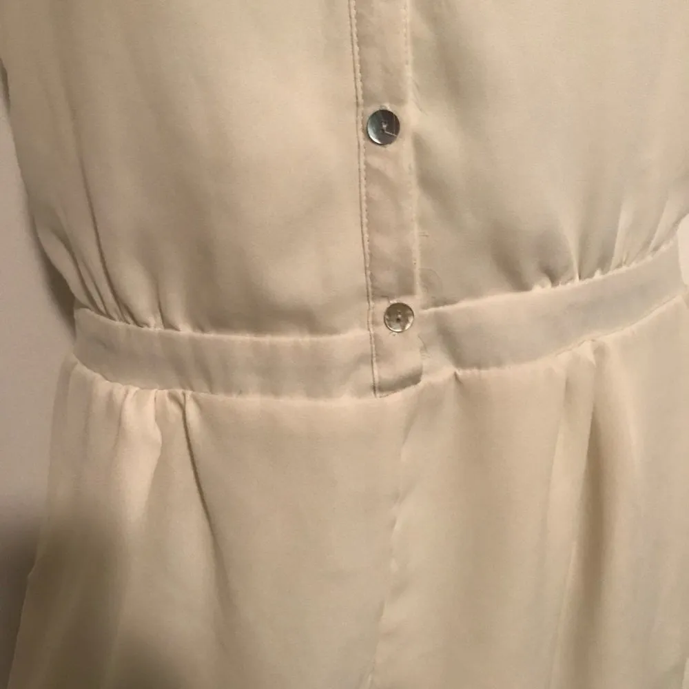 Hype Cream and Lace Romper NWT Size XL - Image 3