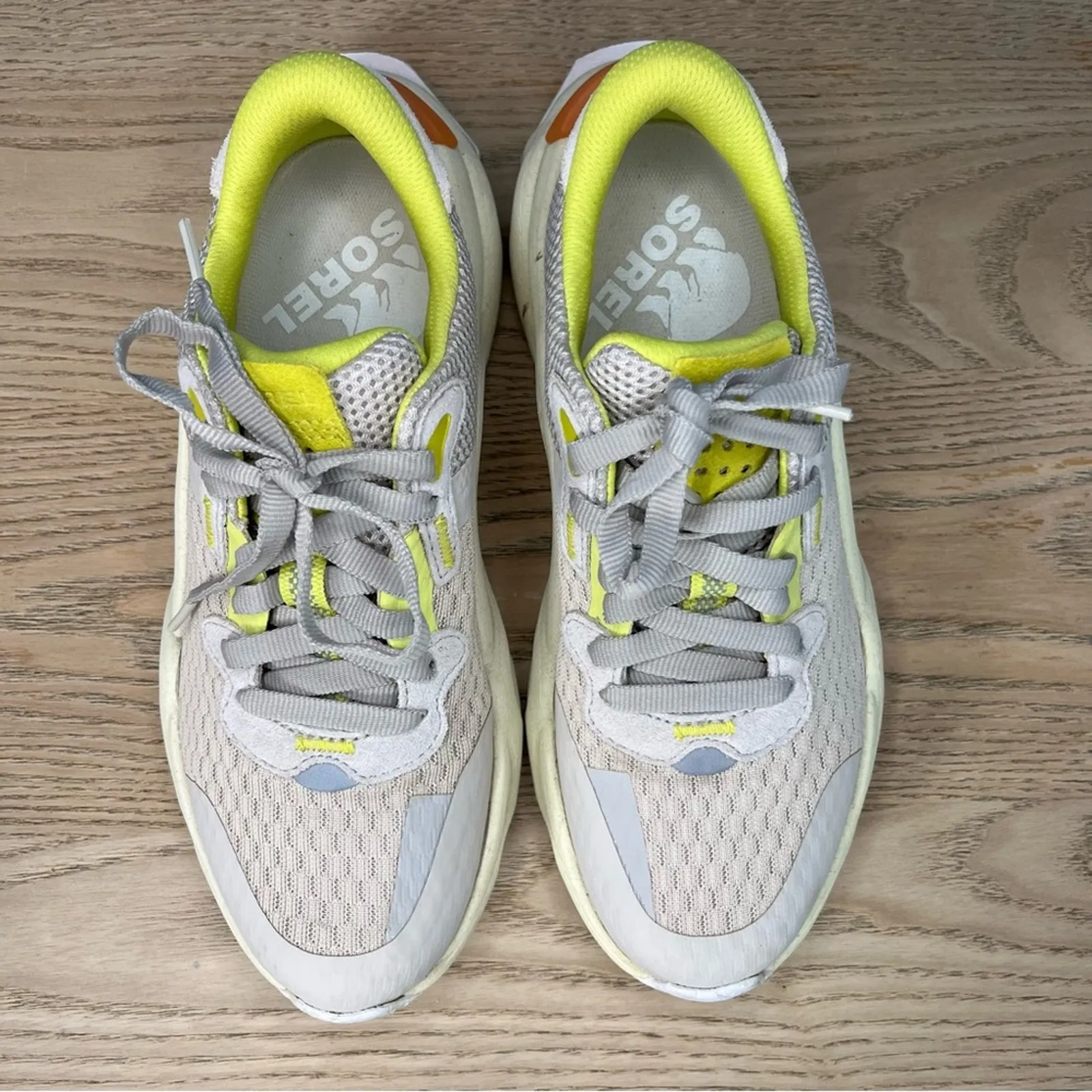 Sorel Kinetic RNEGD Float Lace Up Sneakers Dark Stone/Bolt Women’s 7 - Image 6