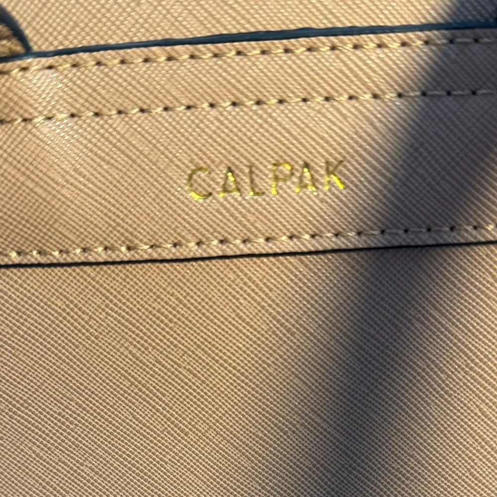 CalPak Leather Backpack with Braided Detail Tan - Image 4