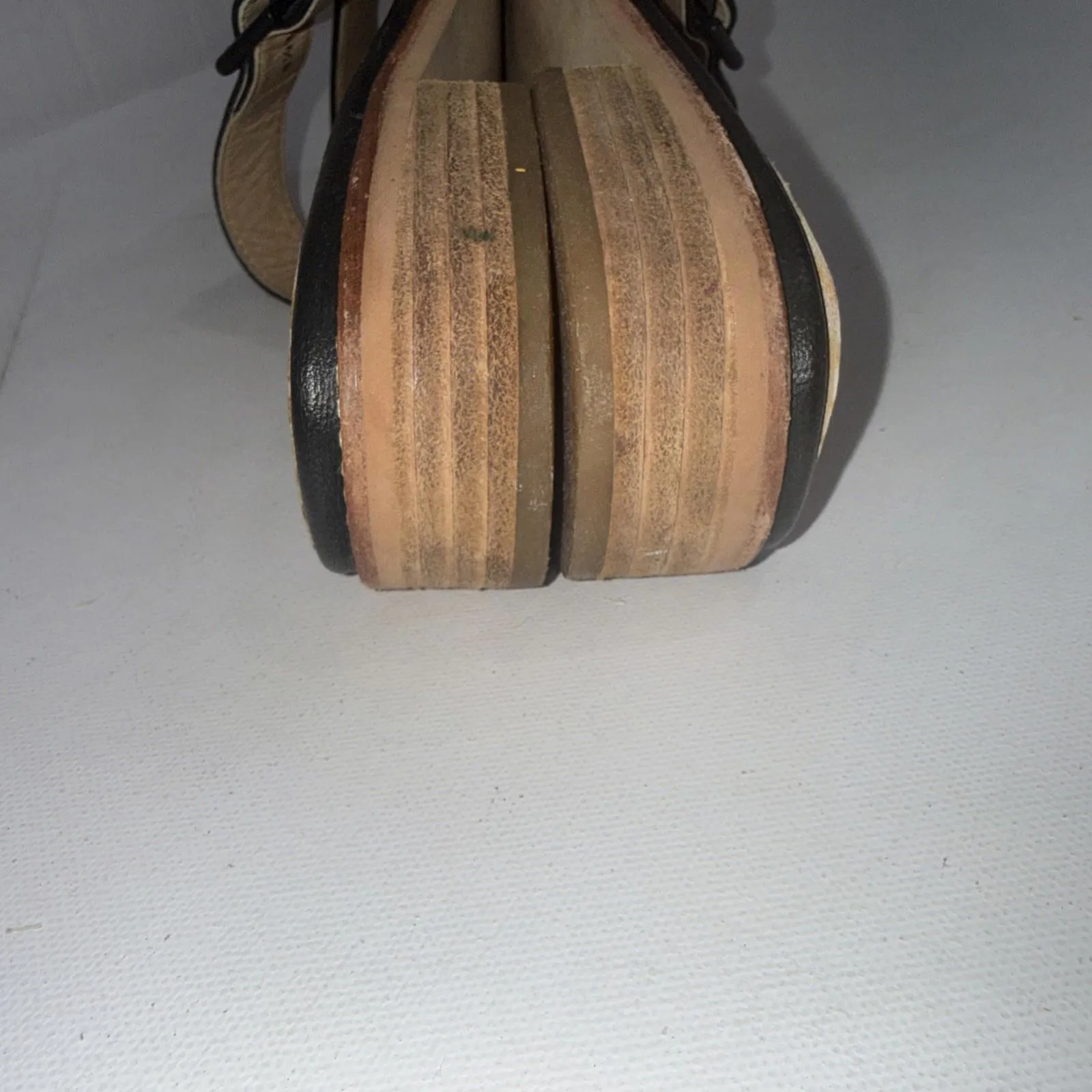 Trotters Minimalist Old Money Black Leather Mule Sandals Shoes Flats Size 7.5 - Image 10