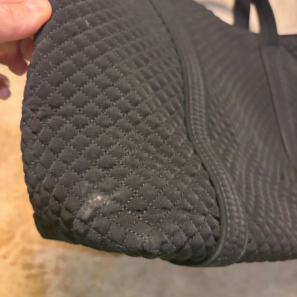 Vera Bradley Quilted black tote bag - Image 9