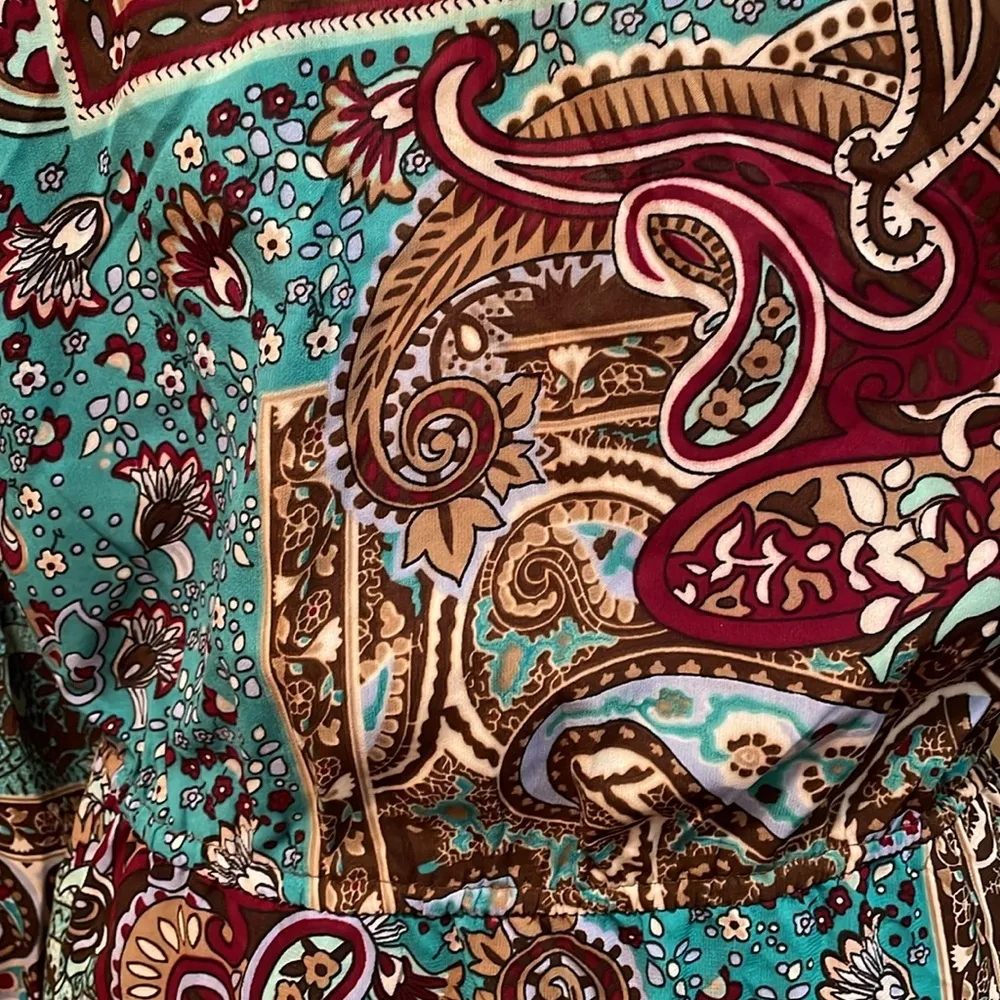 🍃🍃🍃BOGOHO 🍃🍃🍃Earthbound Trading Co. Paisley Print MIDI - Image 7